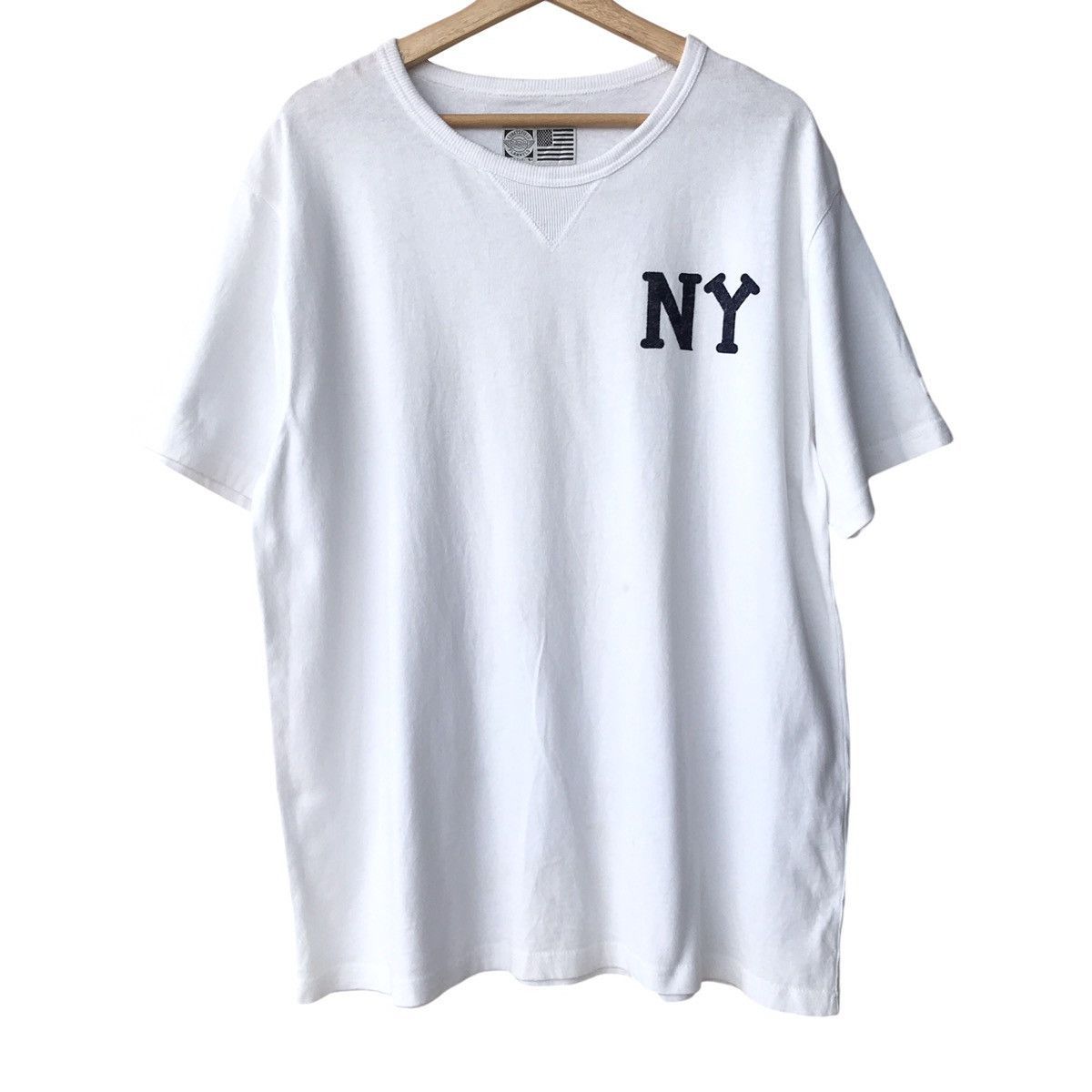 Ebbets Field Flannels × New York Yankees Ebbets Field Flannel USA NY Classic Logo Baseball Tee Size US L / EU 52-54 / 3 - 1 Thumbnail