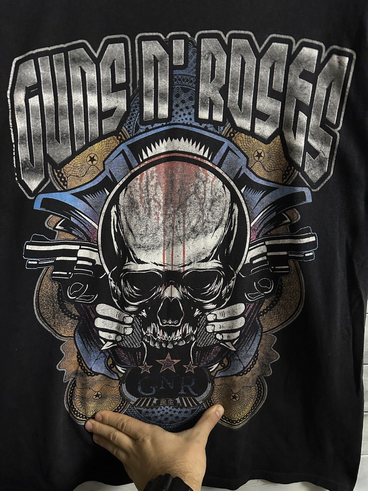 Guns N' Roses Rare Vintage T-Shirt Guns n’ Roses Tour 2012 FOTL Size US XL / EU 56 / 4 - 3 Thumbnail