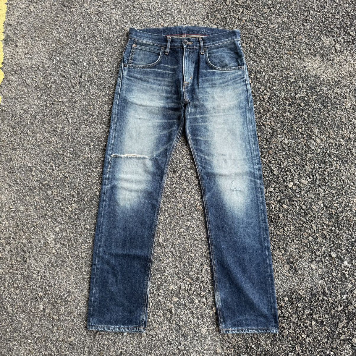 Edwin VINTAGE EDWIN MUD WASHER FADED JEAN DENIM PANTS Size US 35 - 1 Thumbnail