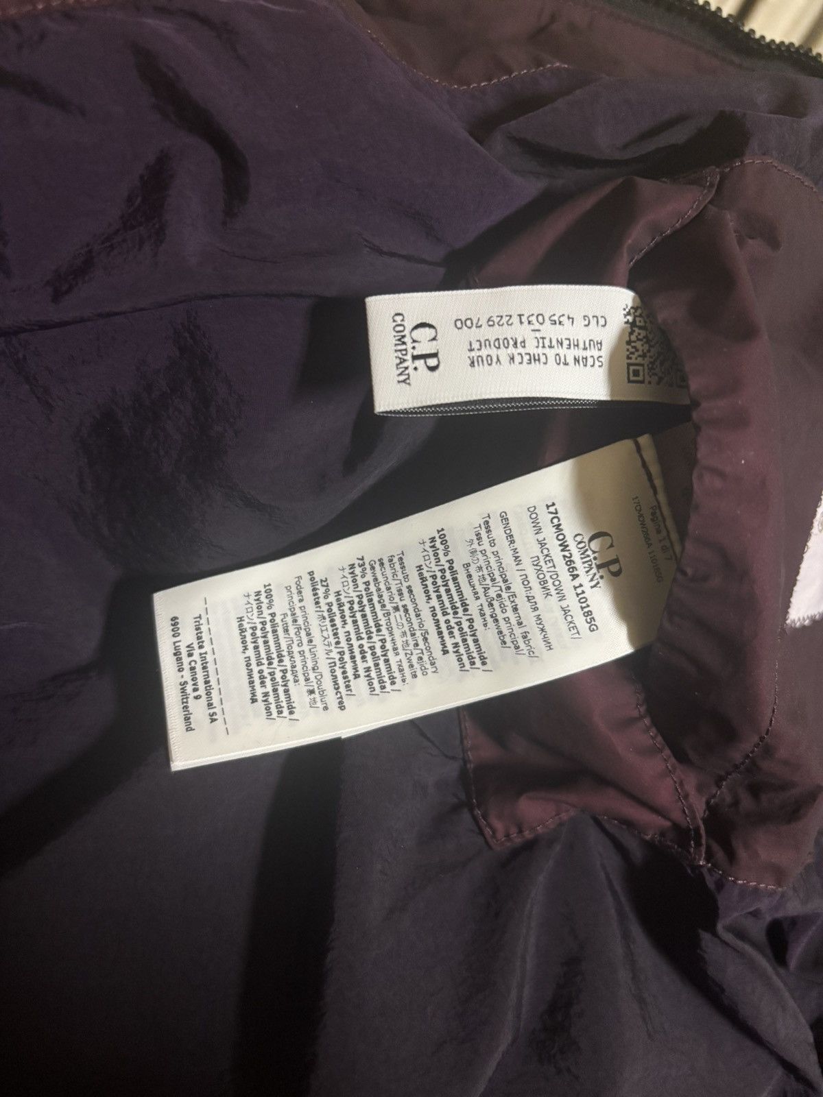 C.P. Company Cp Company burgundy puffer jacket Size US XL / EU 56 / 4 - 10 Thumbnail