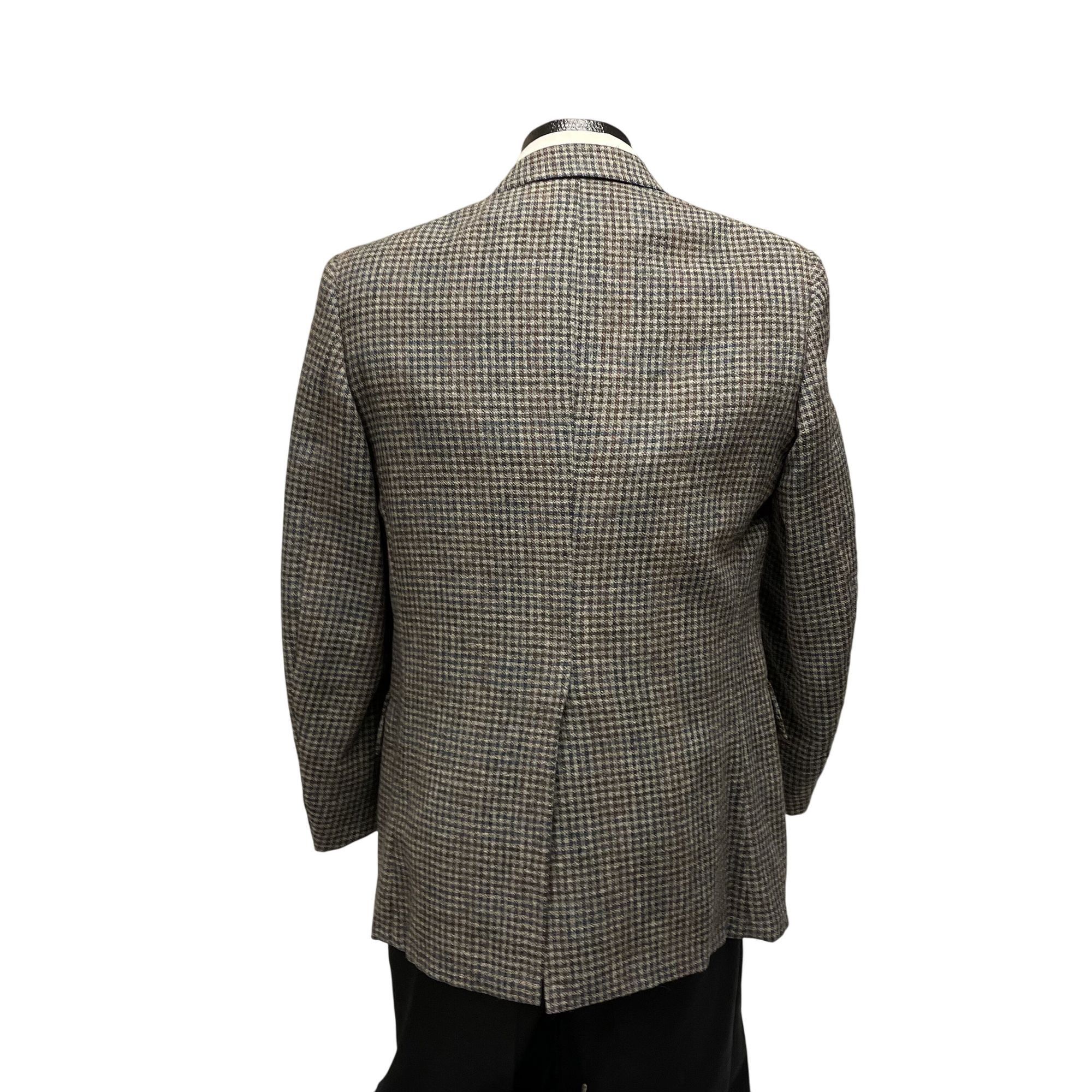 Other Vtg OVERCHECK Sport Coat WIDE LAPEL Disco MOD Jacket Size 38R - 3 Thumbnail