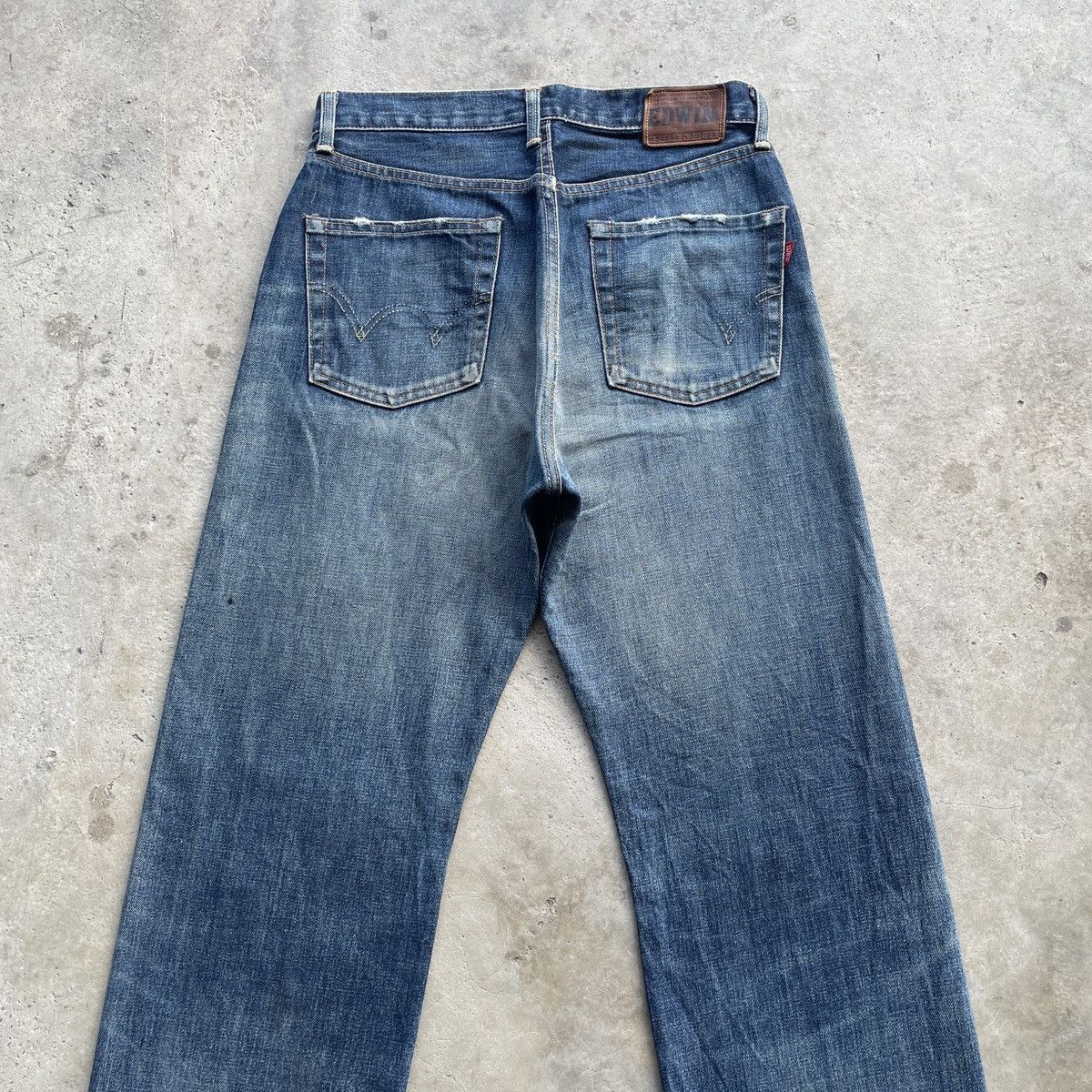 Edwin Vintage Edwin 505 sx Button Fly Jeans Selvedge Pants Size US 30 / EU 46 - 12 Thumbnail
