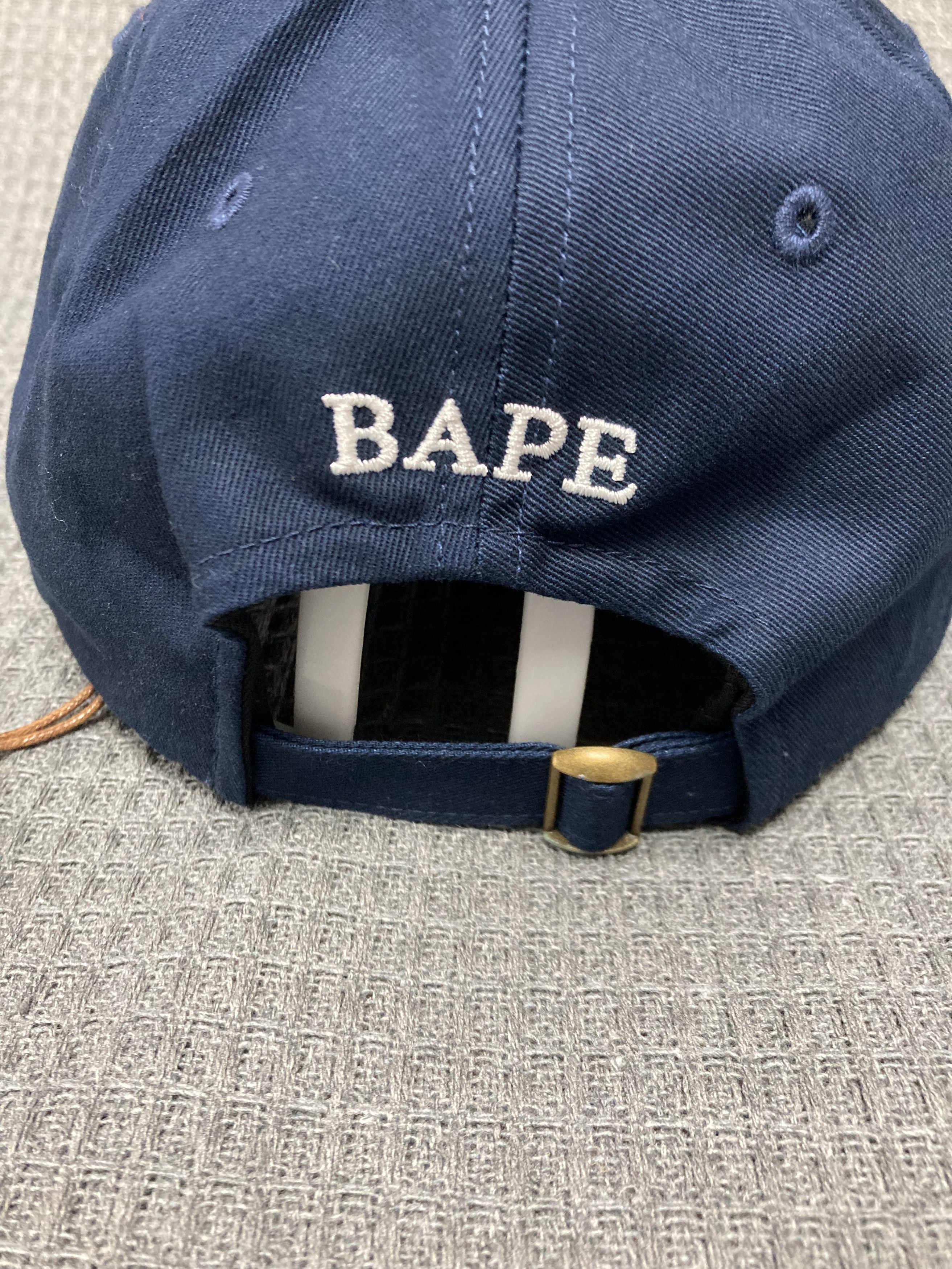 Japanese Brand BAPE Ape Head One Point Panel Cap 'Navy' Size ONE SIZE - 5 Thumbnail
