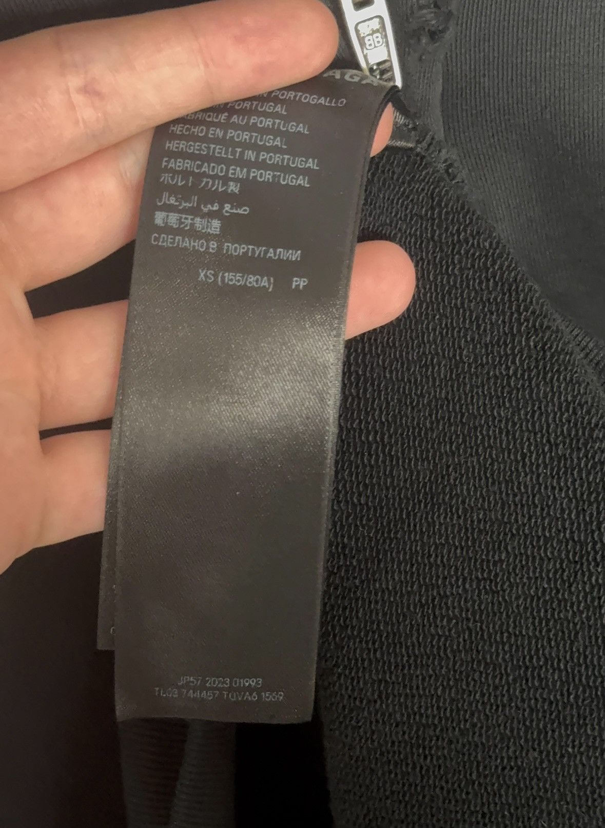 Balenciaga ✅Balenciaga Archive music distressed black zip hoodie Size US XS / EU 42 / 0 - 9 Thumbnail