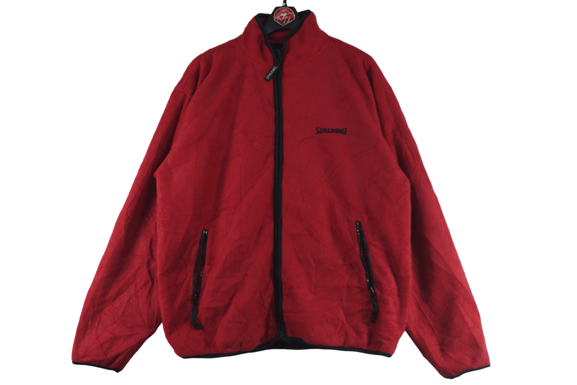 Rare!! Vintage Spalding Jacket Fleece Spellout