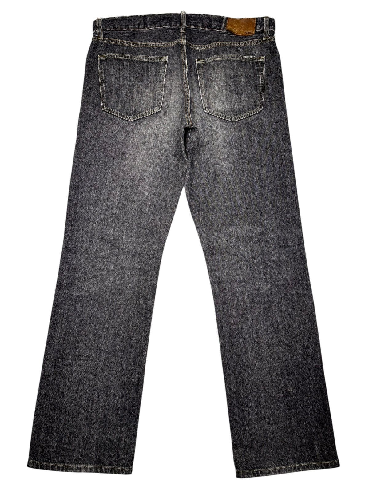 Undercover × Uniqlo VINTAGE UNIQLO S002 JAPAN FADED BLACK LOOSE JEANS Size US 37 - 8 Thumbnail