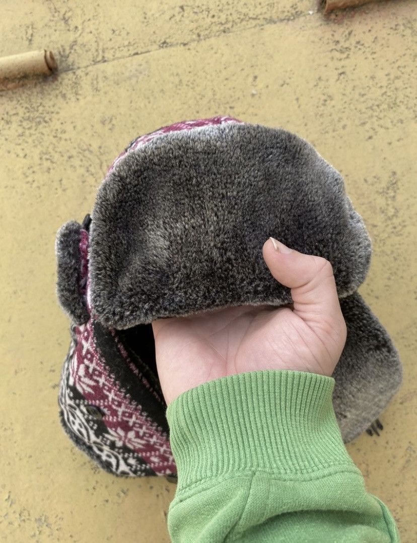 Japanese Brand Ushanka Fur Fuzzy vintage distressed mohair hat Size ONE SIZE - 2 Thumbnail