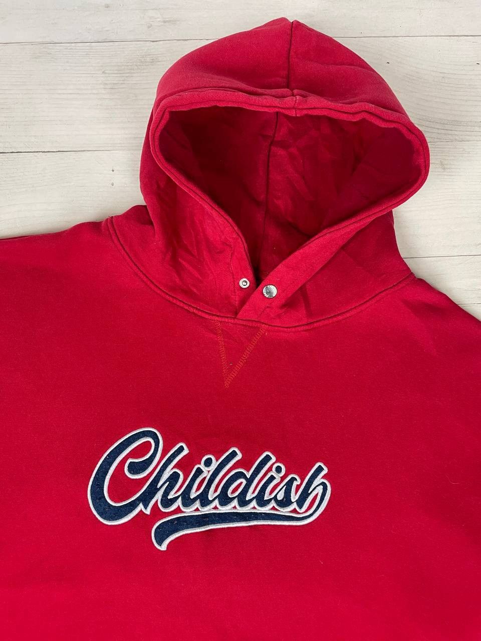 Vintage Vintage Childish 1995 Hoodie Big Logo Y2K Men Size 3XL Red Size US XXL / EU 58 / 5 - 3 Thumbnail