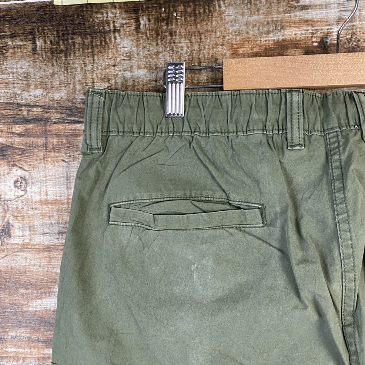 Japanese Brand DL Uniqlo Green Cargo Multipocket Joggers Pants #C892 Size US 35 - 16 Thumbnail
