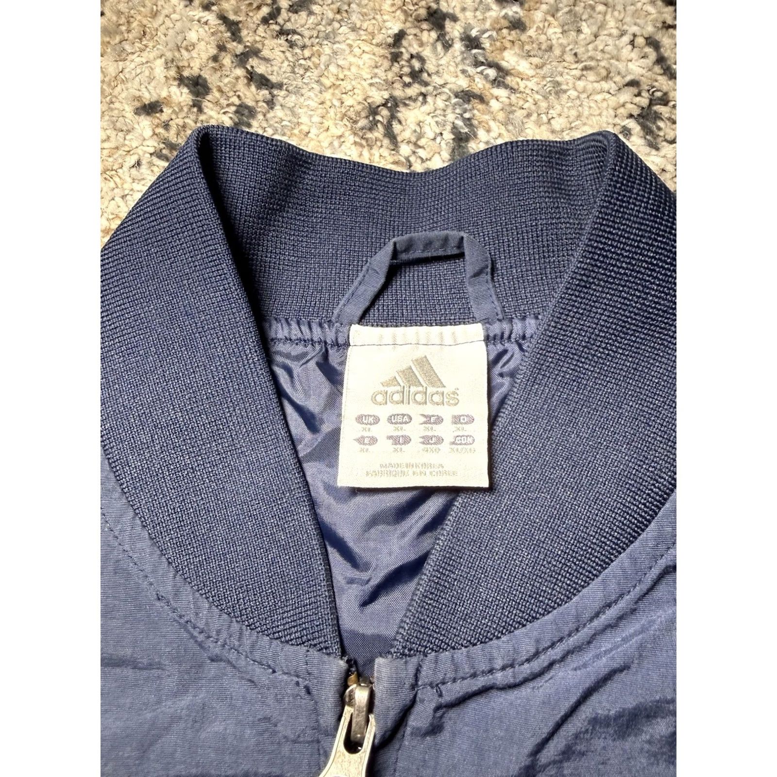 Adidas VINTAGE Adidas New York Yankees MLB Nylon Baseball Warm Up Jacket XL Size US XL / EU 56 / 4 - 5 Thumbnail