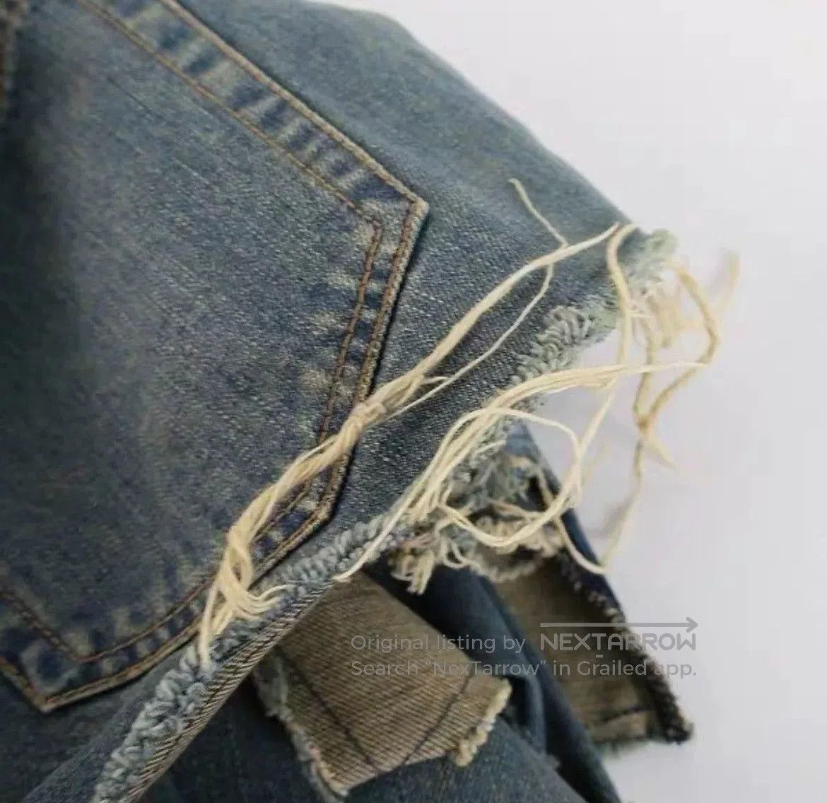 Junya Watanabe layered flower pleated denim half skirt. Size US 27 - 5 Thumbnail