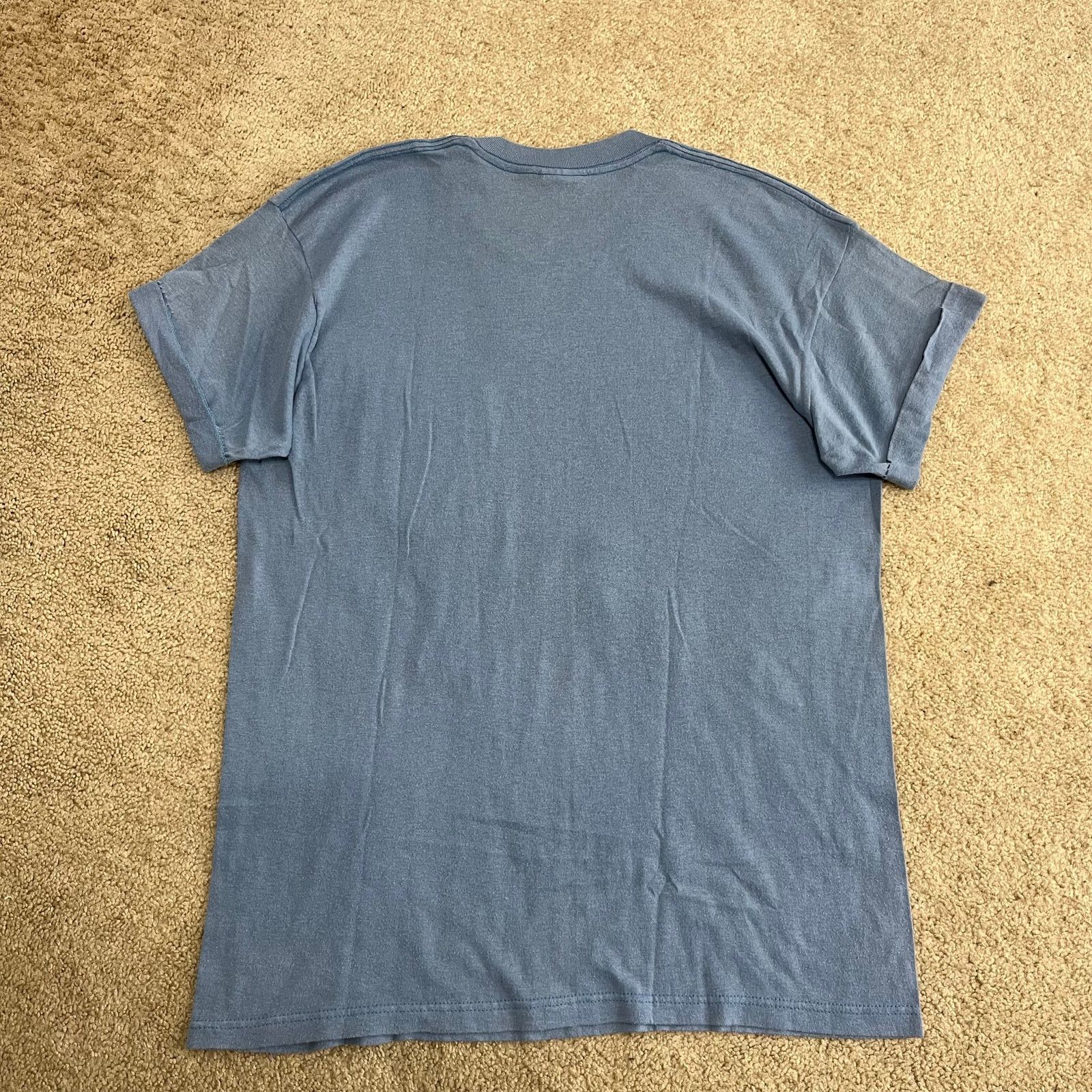 Other Vintage Ocean Scene Nature Painted Bkue Pocket T-Shirt XL Size US XL / EU 56 / 4 - 2 Thumbnail