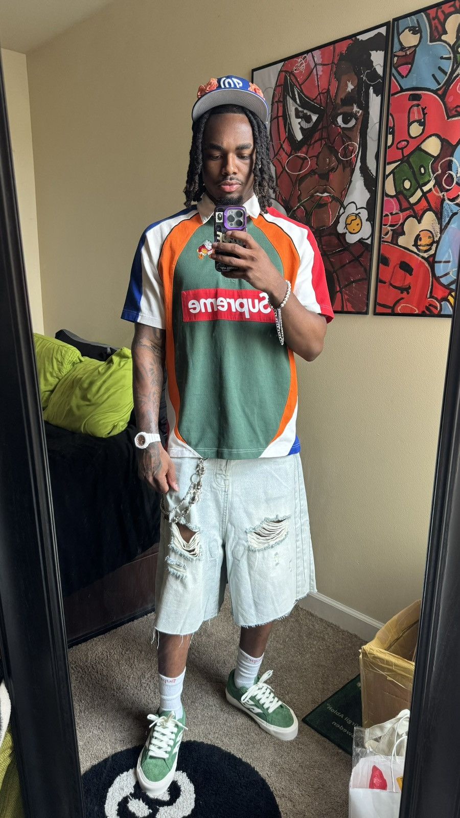Supreme Supreme Short-Sleeve Rugby 'Multicolor' Size US M / EU 48-50 / 2 - 5 Thumbnail