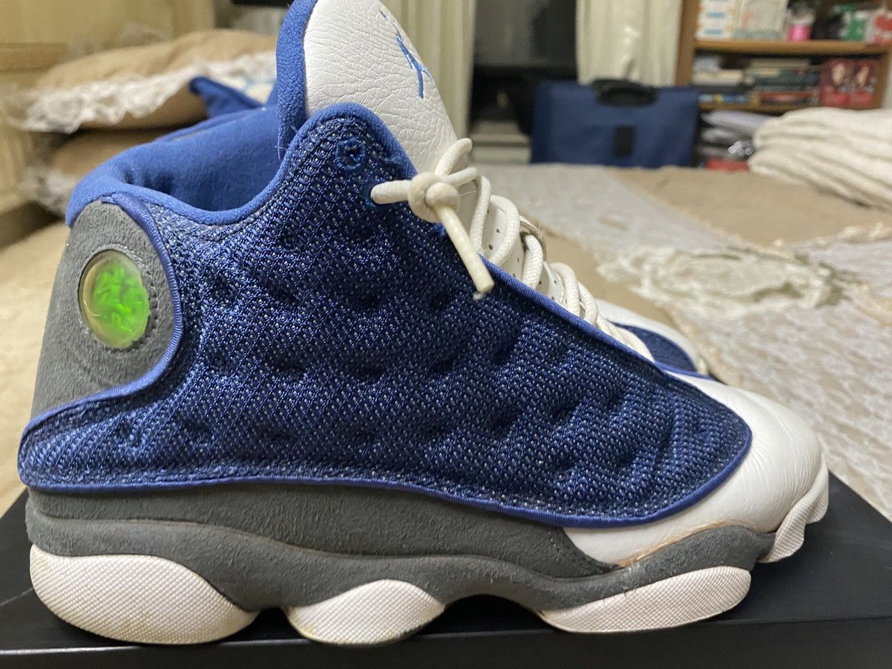 Jordan Brand Air Jordan 13 2005 OG Flint Blue Size US 8 / EU 41 - 9 Thumbnail