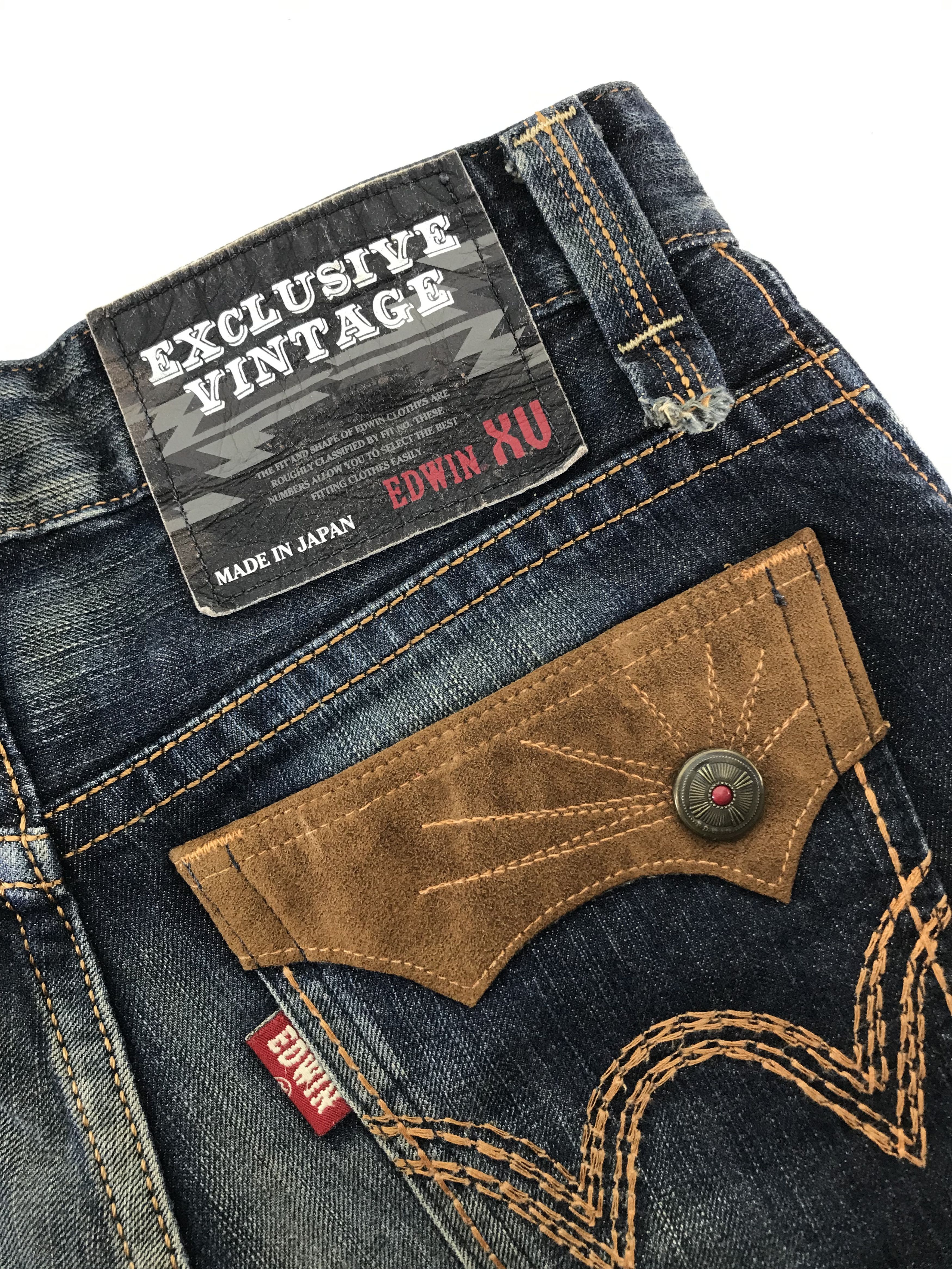 Edwin Vintage Edwin XV Faded Blue Jeans Size US 30 / EU 46 - 11 Thumbnail