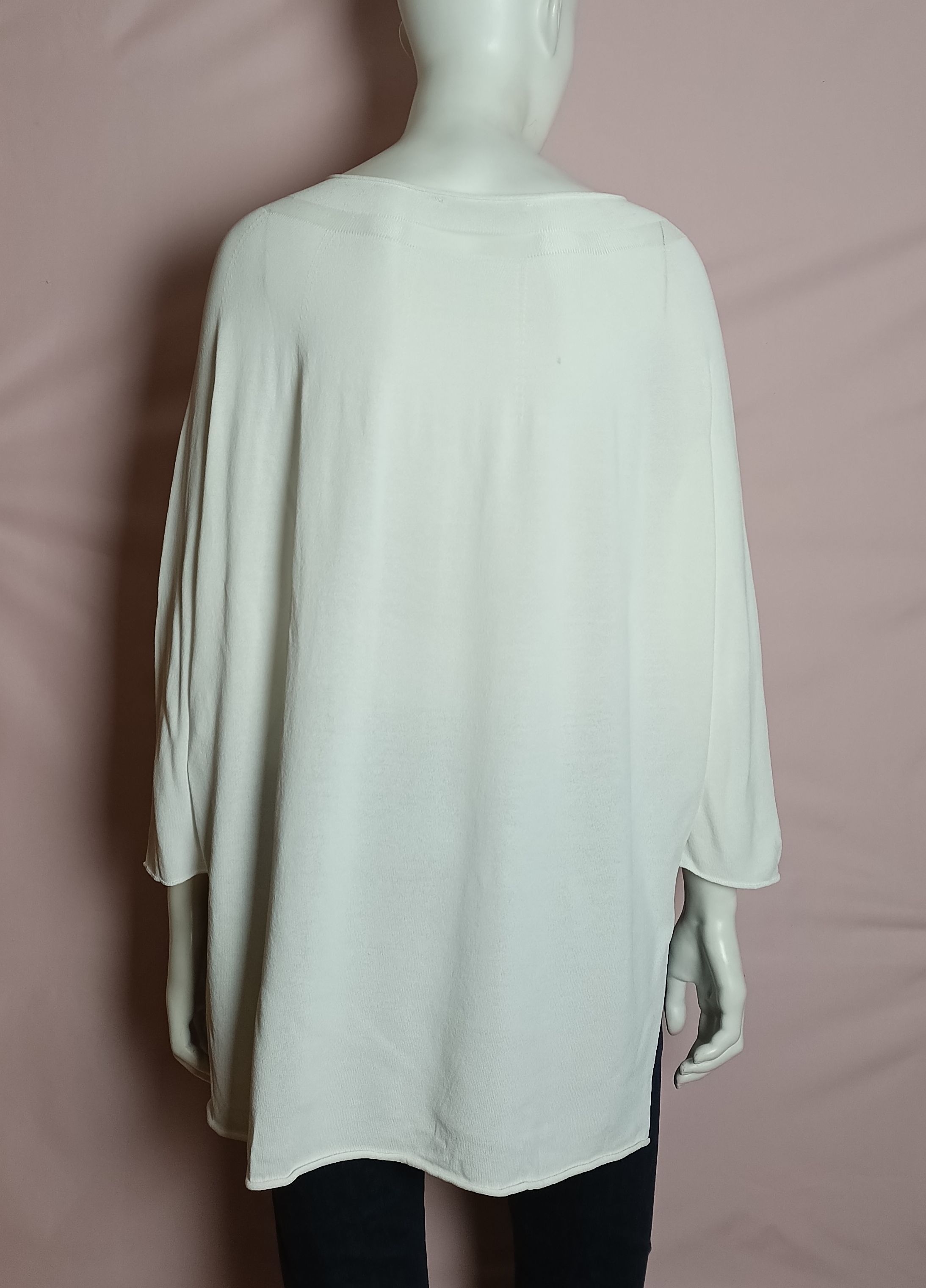 Annette Gortz Annette Gortz White Pullover Oversized Sweater Size M / US 6-8 / IT 42-44 - 4 Thumbnail