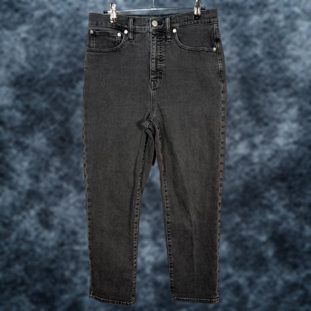 Madewell Madewell Jeans Womens Size 28 Classic Straight Denim Gray Cotton Blend 5-Pocket Size 28" / US 6 / IT 42 - 1 Thumbnail