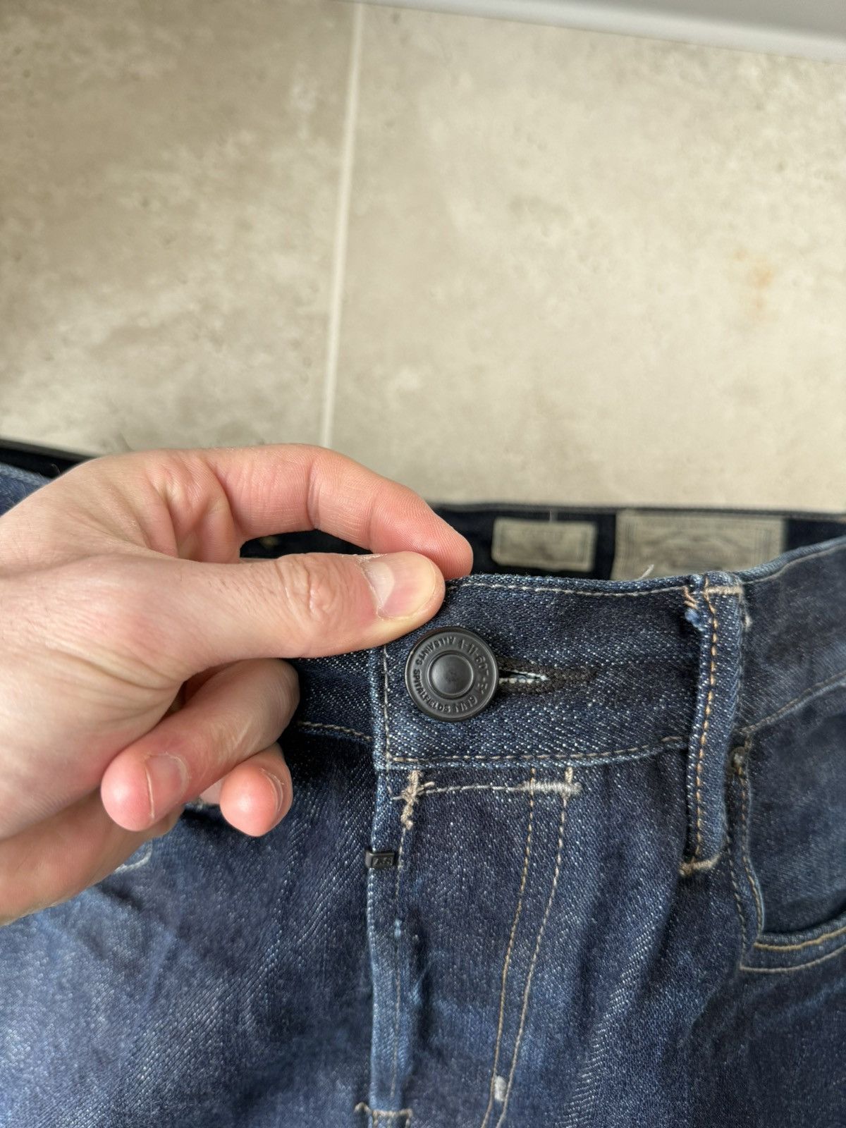 Allsaints AllSaints Okayama Japanese Selvedge Denim Jeans Size US 32 / EU 48 - 4 Thumbnail
