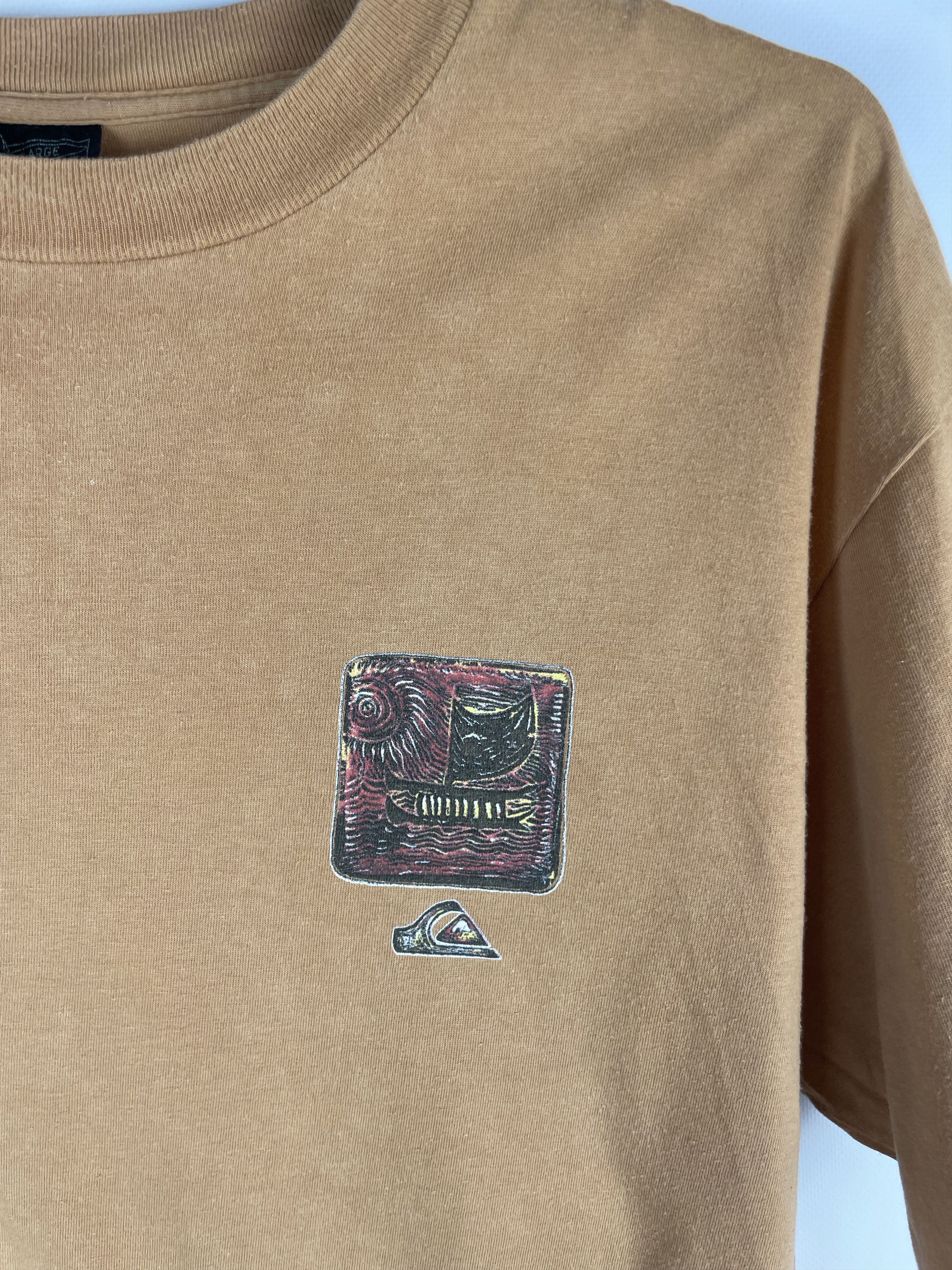 Quiksilver Vintage 90s Surf Quicksilver Big Logo Tee Size US L / EU 52-54 / 3 - 7 Thumbnail