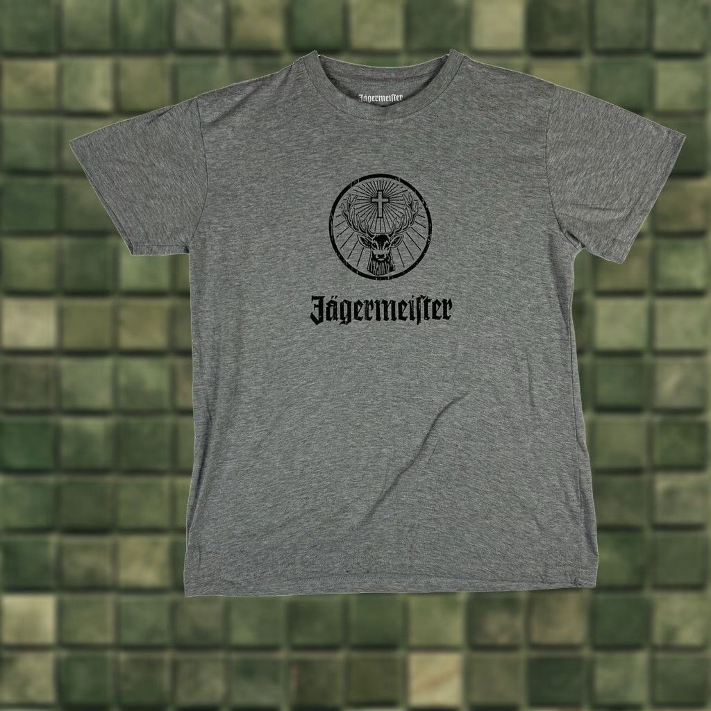ESPIRIT Jägermeister Spirit T-Shirt Mens Large Gray Crewneck Short Sleeve Shirt Size US L / EU 52-54 / 3 - 1 Thumbnail