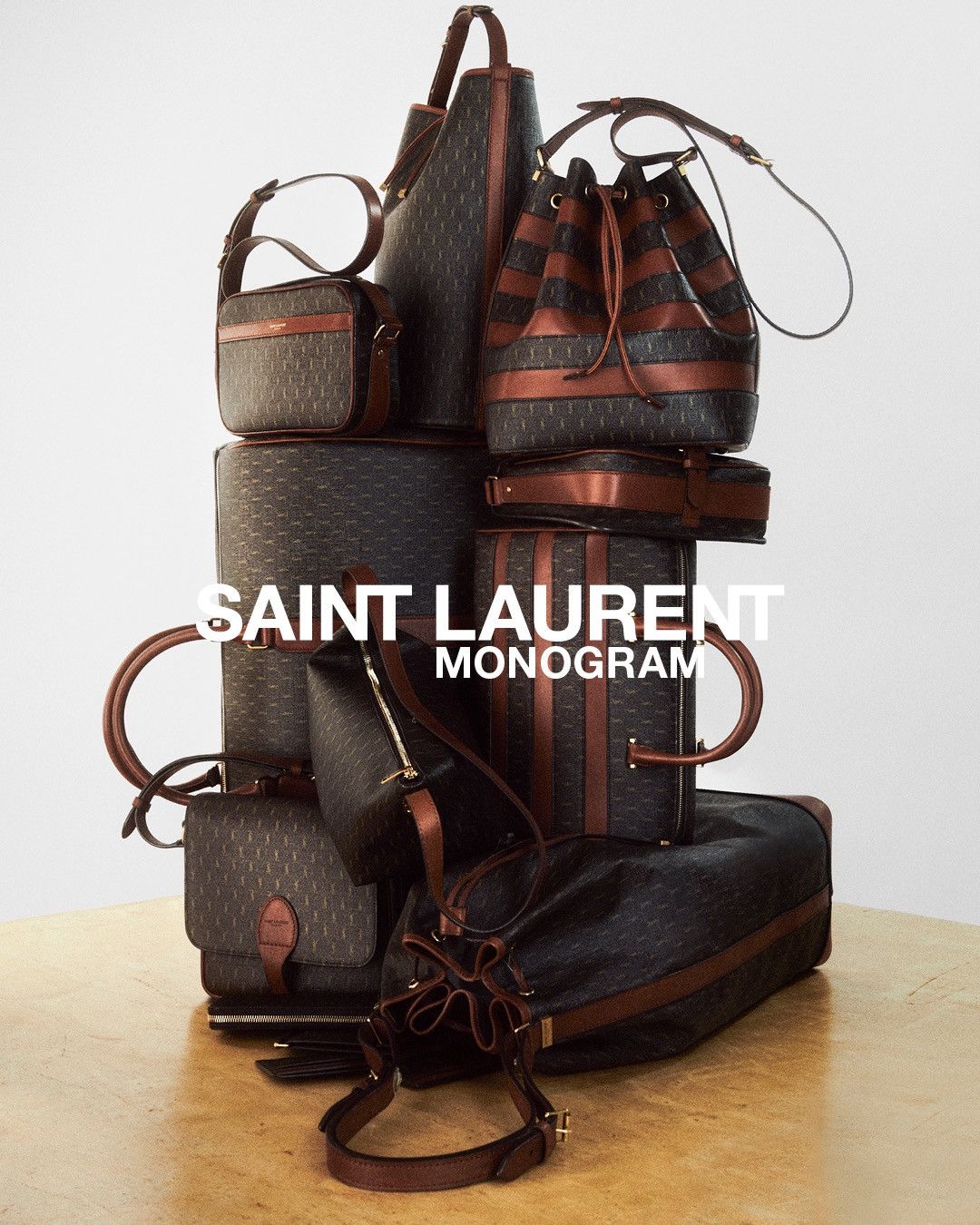 Saint Laurent Paris SS22 Le Monogramme Coated Canvas Shopping Bag Size ONE SIZE - 11 Thumbnail