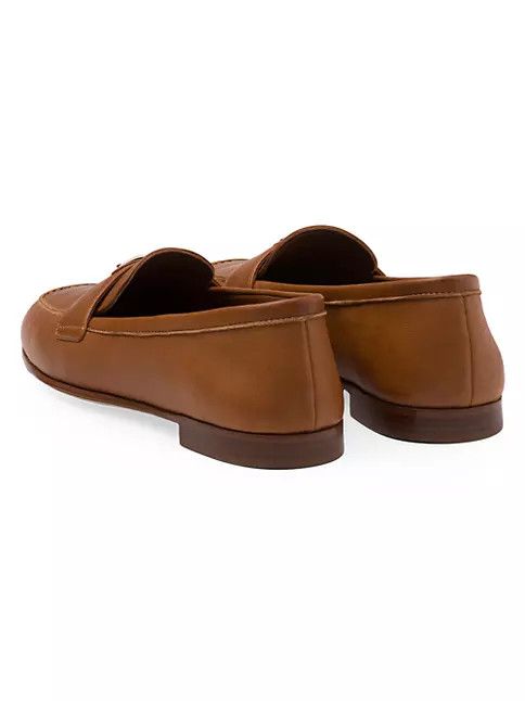 Prada o1w1db11124 Nappa Leather Loafers in Brown Size US 10 / IT 40 - 4 Thumbnail