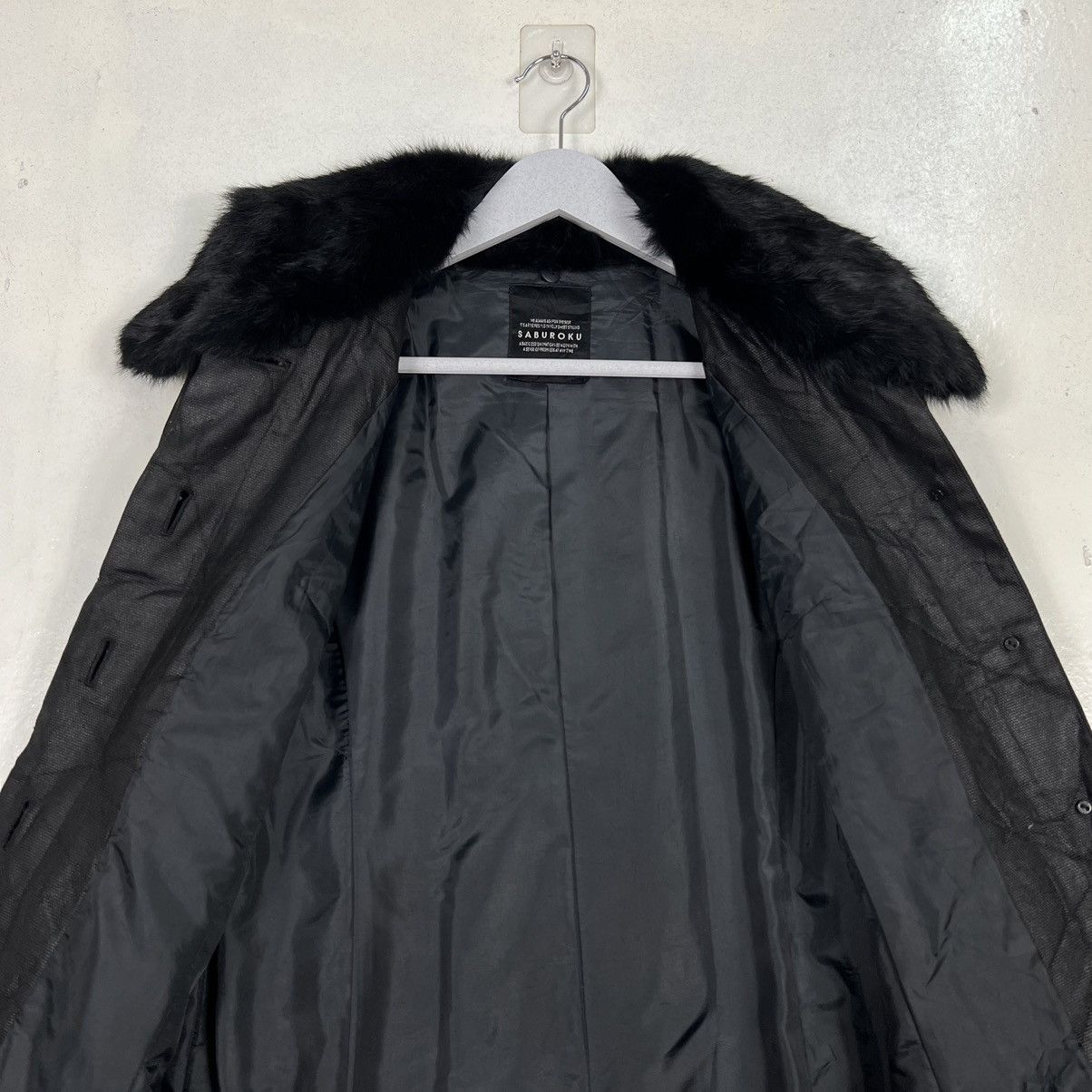 Japanese Brand 🔥 SABUROKU REAL FUR TRIM JACKET Size US M / EU 48-50 / 2 - 12 Thumbnail