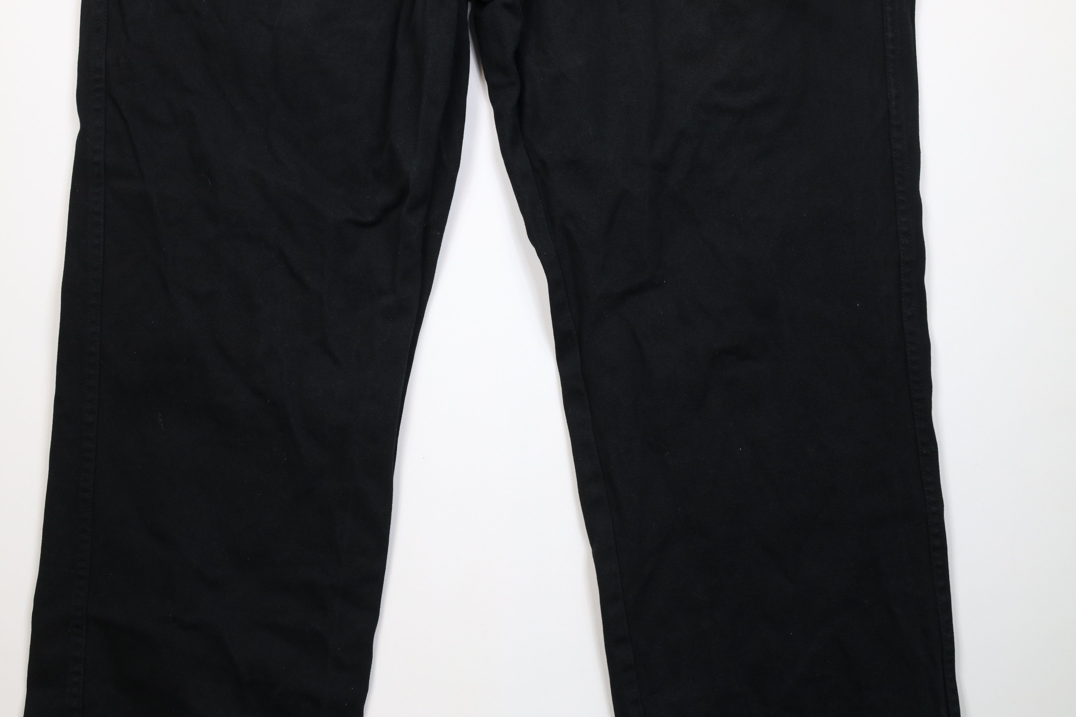 Pelle Pelle Vintage 90s Y2K Pelle Pelle Baggy Wide Leg Denim Jeans Black Size US 44 / EU 60 - 4 Thumbnail