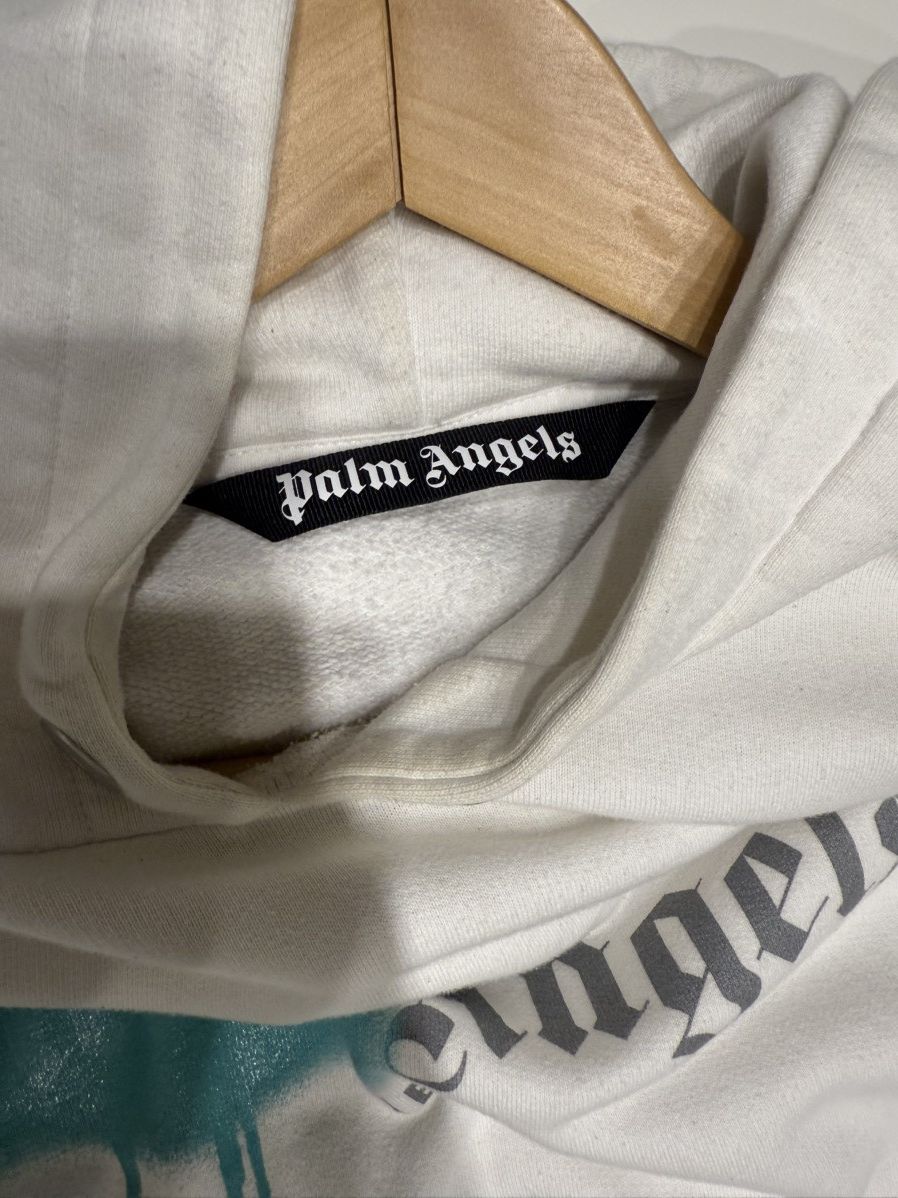Palm Angels Palm Angles Spayed Ibiza Hoodie Size US S / EU 44-46 / 1 - 5 Thumbnail