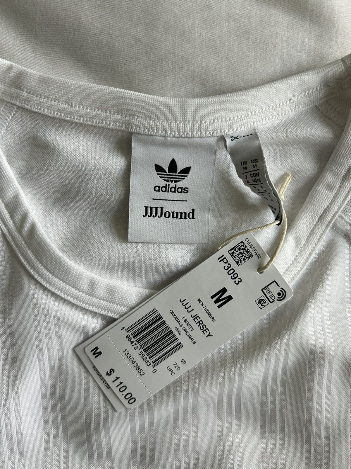 Adidas × JJJJound Adidas Jjjjound Football Jersey Soccer White Size US M / EU 48-50 / 2 - 7 Thumbnail