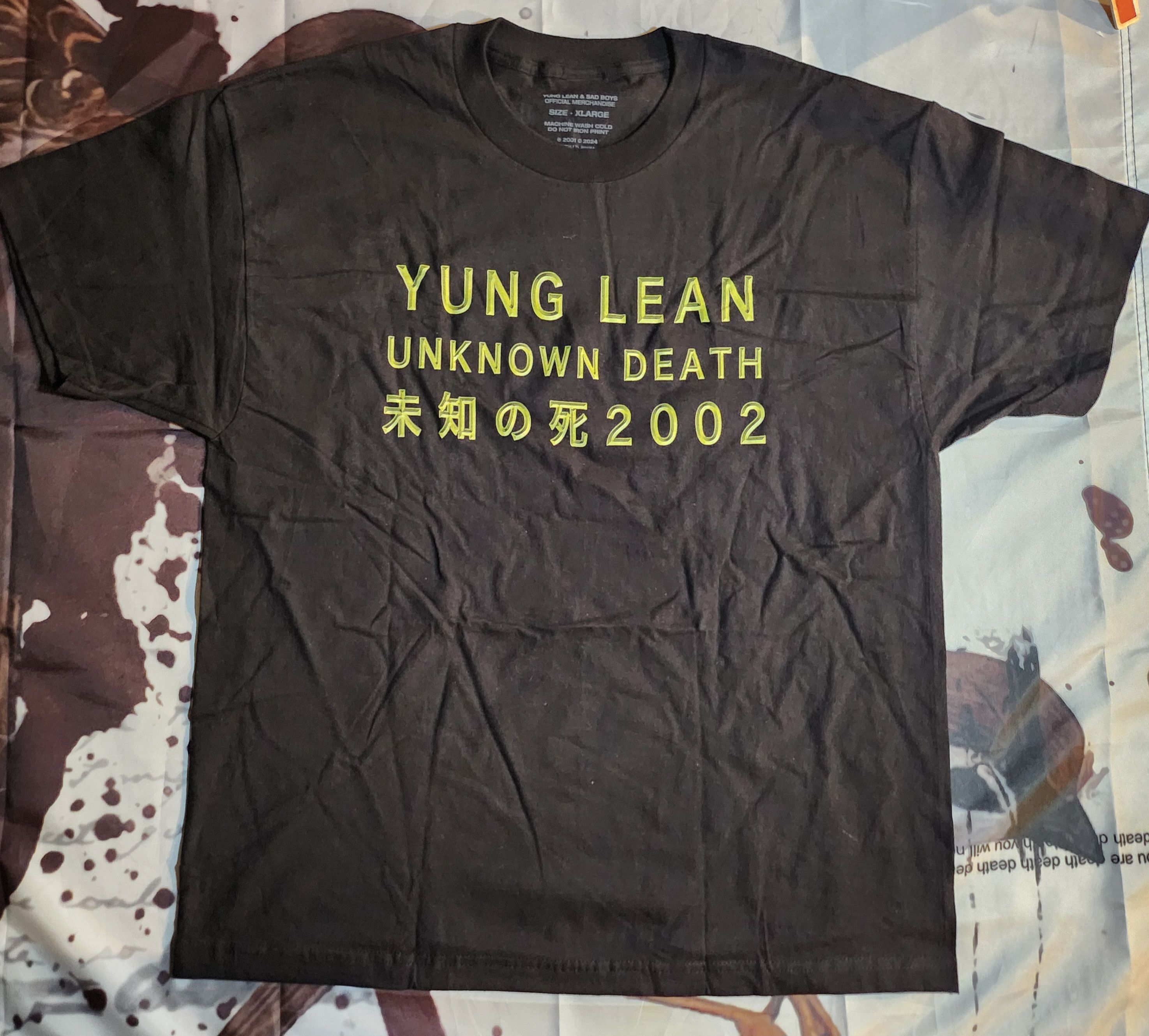 Band Tees × Sad Boys × Yung Lean Yung Lean Unknown Death Tee | Grailed