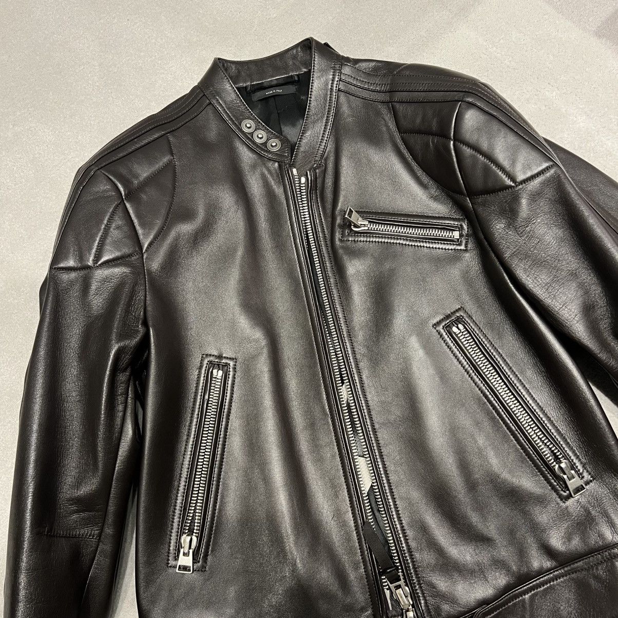 Tom Ford Tom Ford Leather Jacket in Medium Size US M / EU 48-50 / 2 - 3 Thumbnail