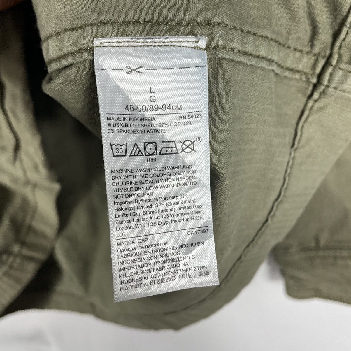 Gap × Vintage 🔥Rare🔥Vintage GAP Double Pocket Military Styles Chore Jacket Size US M / EU 48-50 / 2 - 12 Thumbnail
