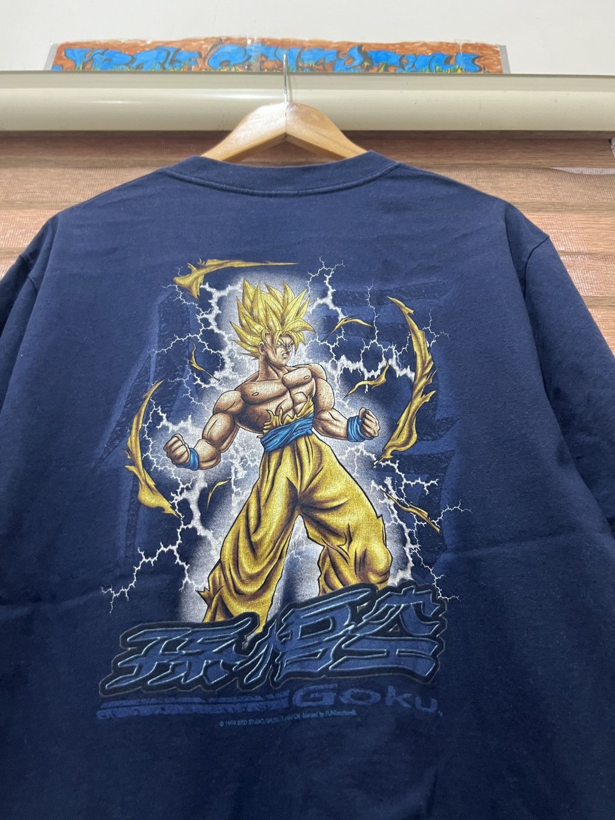 Vintage Vintage 90s Dragonball Z GOKU Supersaiyan Solo Anime Size US L / EU 52-54 / 3 - 4 Thumbnail