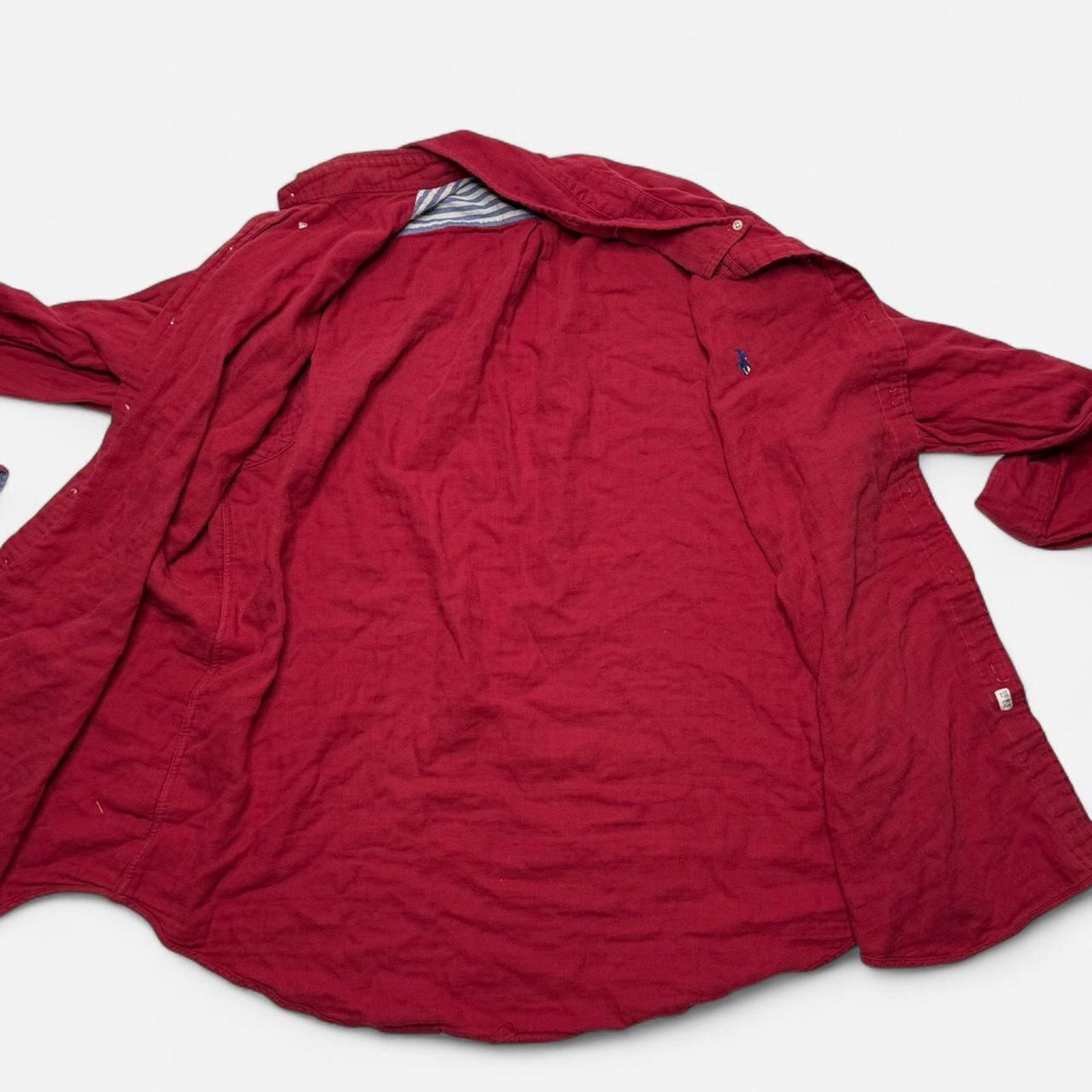 Ralph Lauren Ralph Lauren Red Long Sleeve Button Down Shirt Men’s XL Size US XL / EU 56 / 4 - 5 Thumbnail
