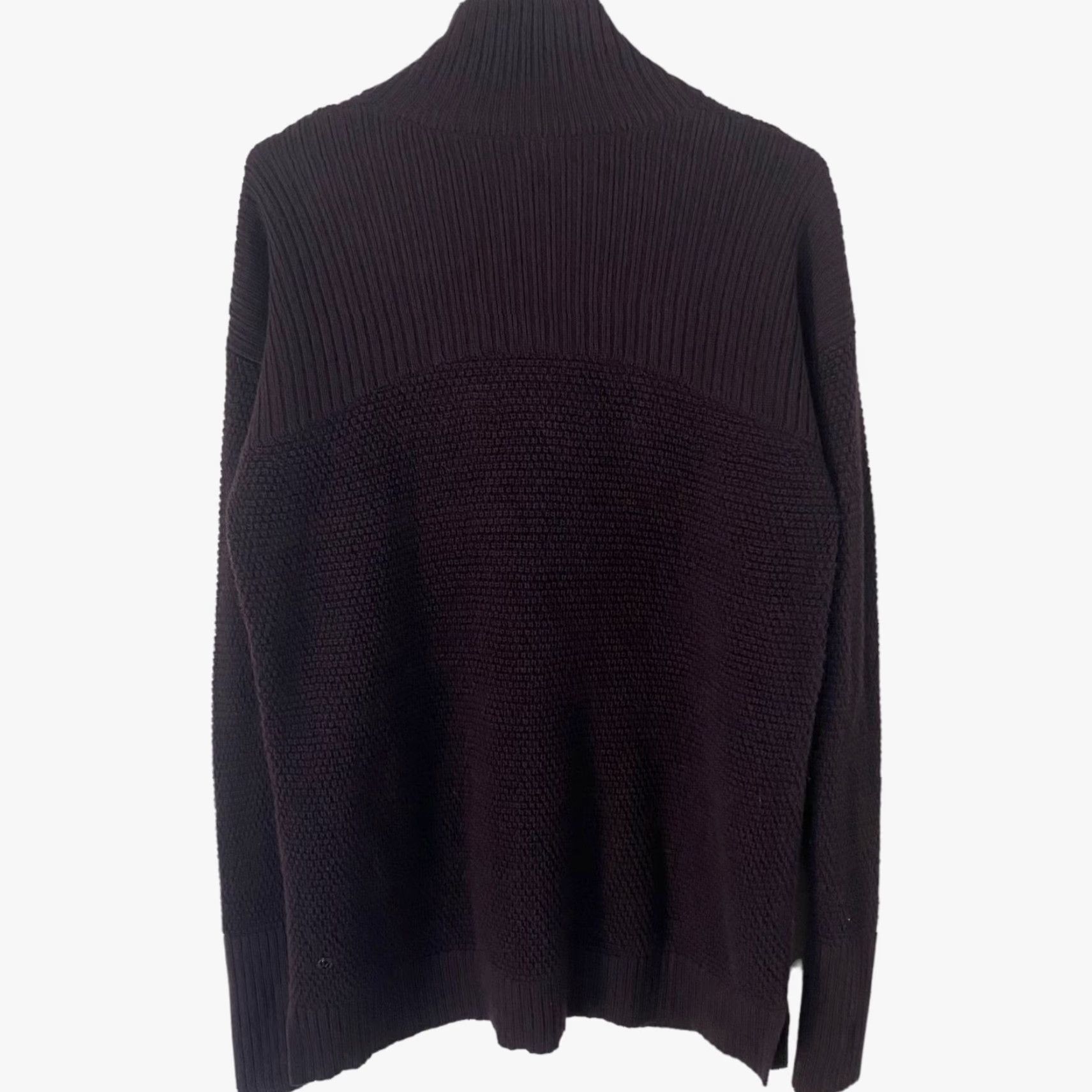 Lululemon Lululemon Warmth & Restore Merino Wool Knit Turtle-Neck Pullover Sweater Purple Women's 12 Size XL / US 12-14 / IT 48-50 - 3 Thumbnail