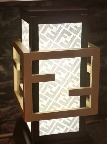 Fendi Fendi VIP FF logo Lantern table lamp home decor Size ONE SIZE - 1 Thumbnail