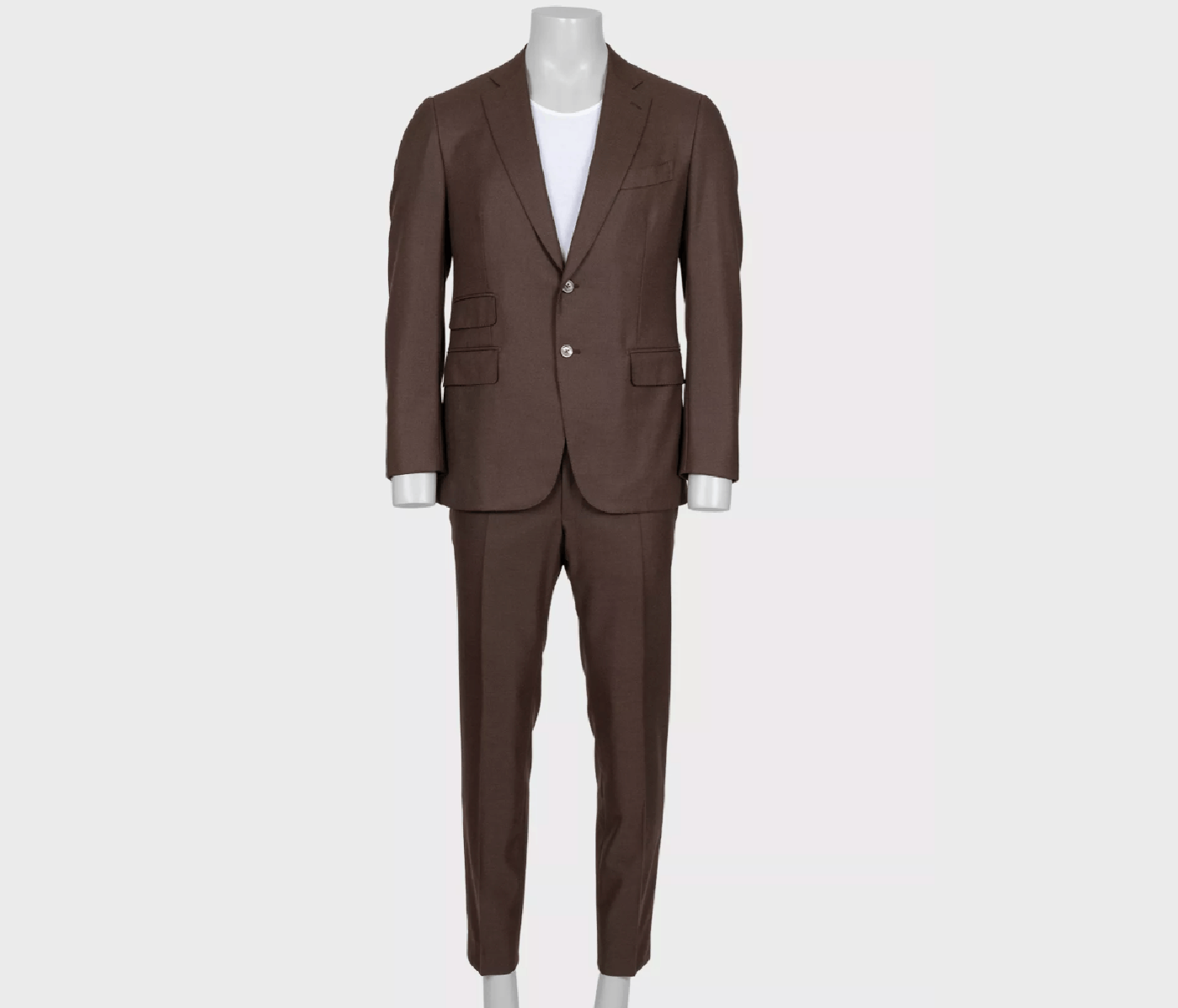Isaia Isaia men’s brown wool suit Size 52R - 1 Thumbnail