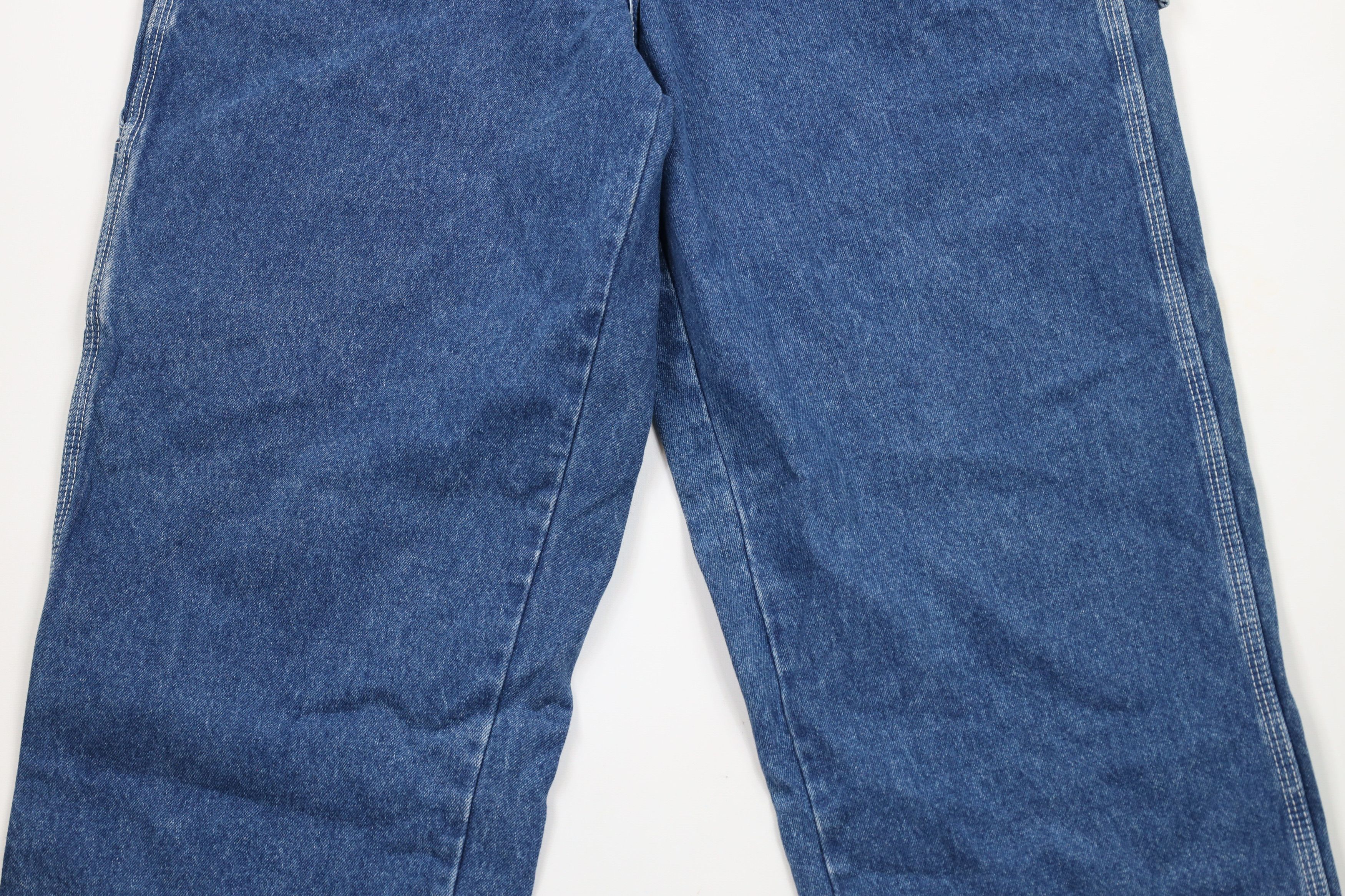Vintage Deadstock Vintage 90s Streetwear Baggy Dungaree Denim Jeans Size US 34 / EU 50 - 3 Thumbnail