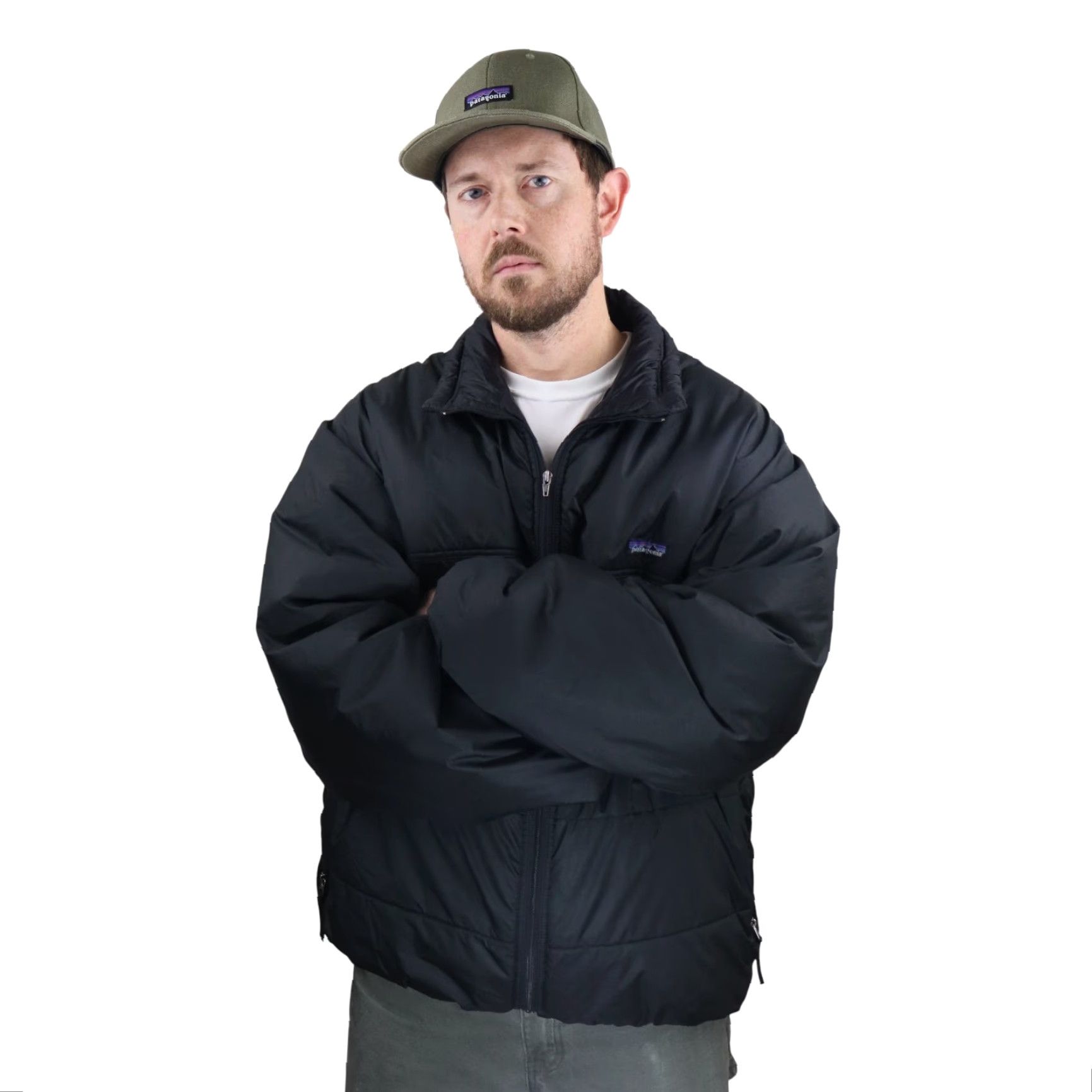 Patagonia VINTAGE Patagonia Fireball Jacket Mens XL Black USA 90s