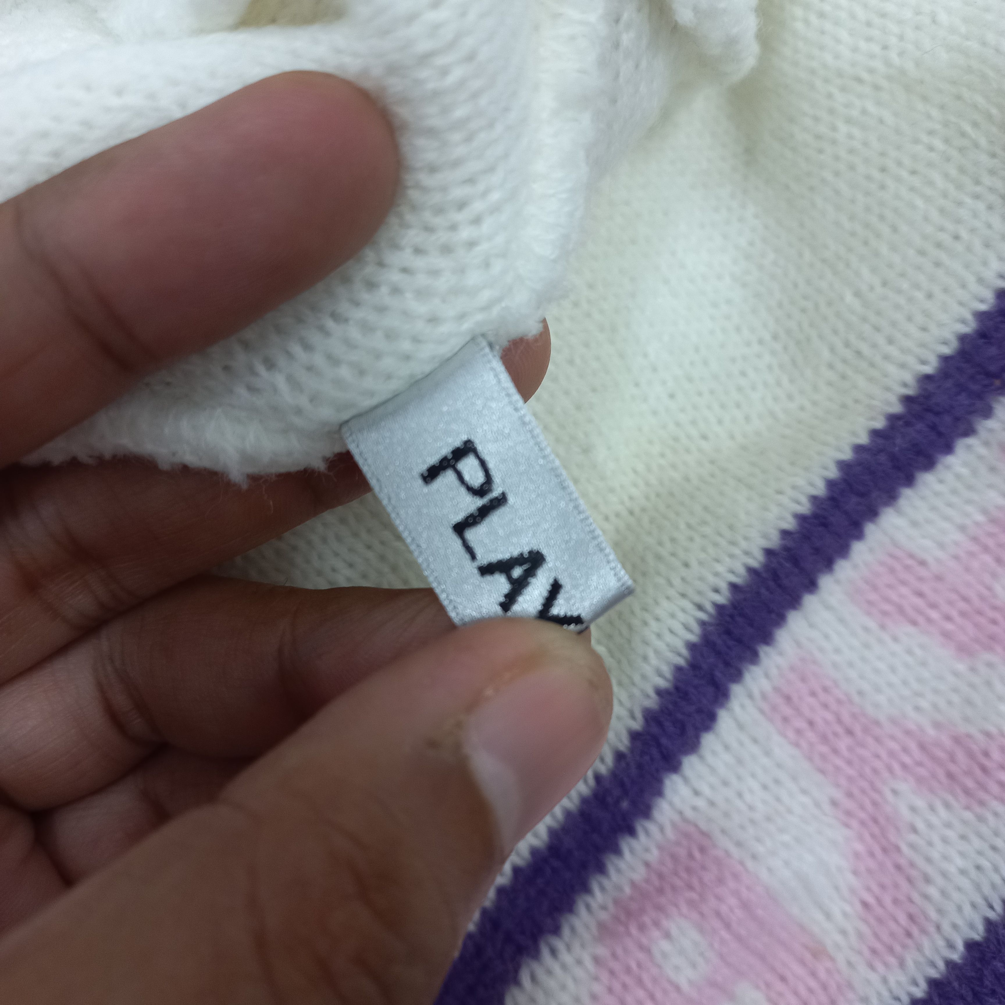 Playboy 🐇Vintage playboy blink big logo beanie hat Size ONE SIZE - 6 Thumbnail