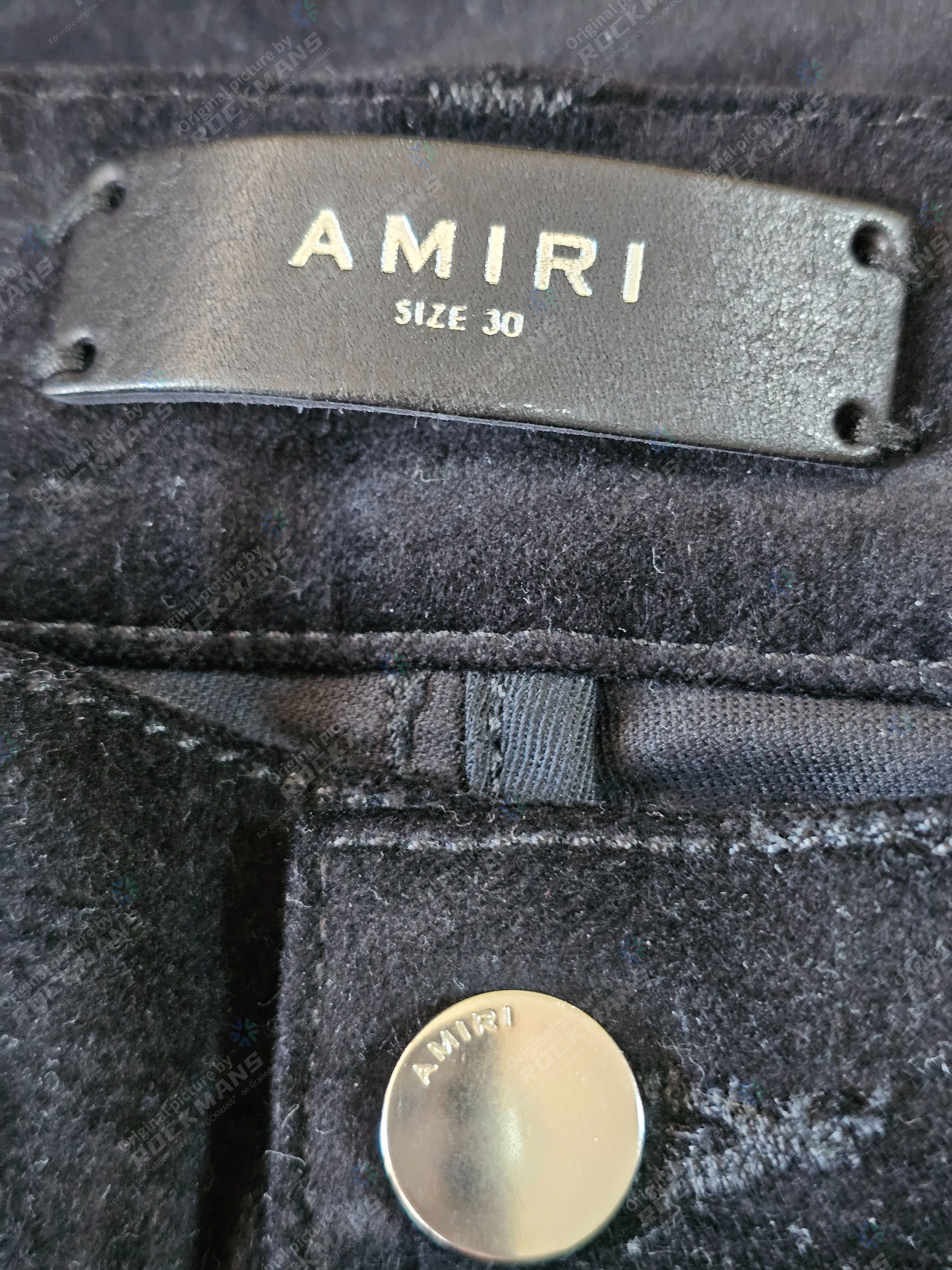 Amiri Amiri Men's Velvet Stretch Jeans Size 30 Size US 30 / EU 46 - 5 Thumbnail