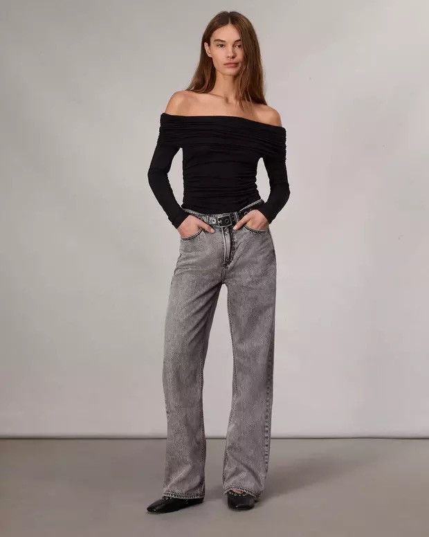 Rag & Bone Rag and bone feather light super comfy jeans 24 black/grey Size 26" / US 2 / IT 38 - 1 Thumbnail