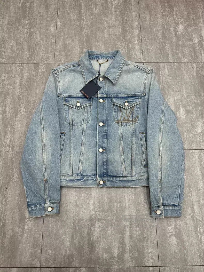 Louis Vuitton Louis Vuitton Co-branded Staples Denim Jacket Size US M / EU 48-50 / 2 - 1 Thumbnail