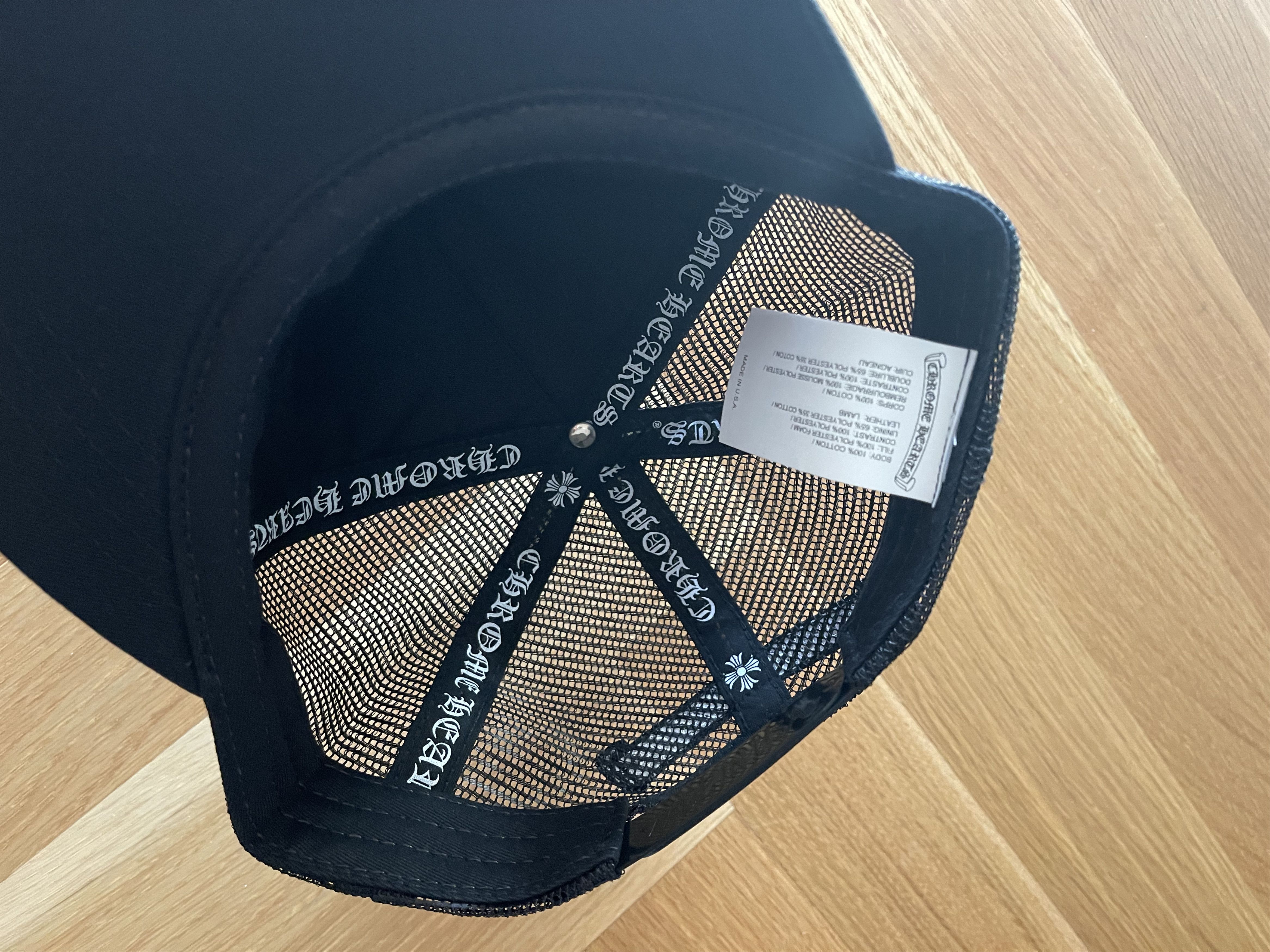 Chrome Hearts Chrome Hearts Black Triple Cross Patch Trucker Size ONE SIZE - 4 Thumbnail