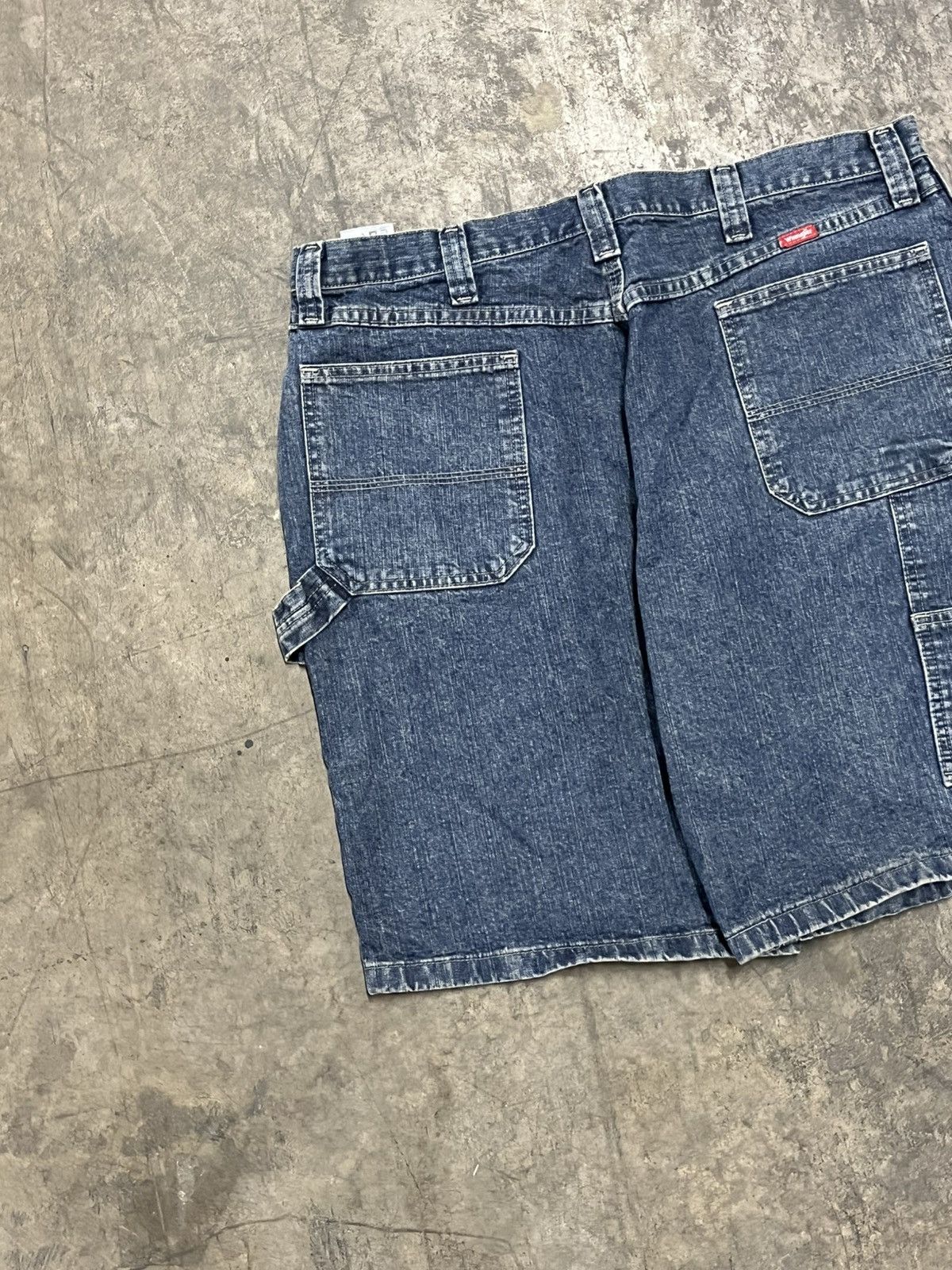 Vintage × Wrangler Jorts baggy fit carpenter cargo streetwear hype y2k Size US 38 / EU 54 - 3 Thumbnail