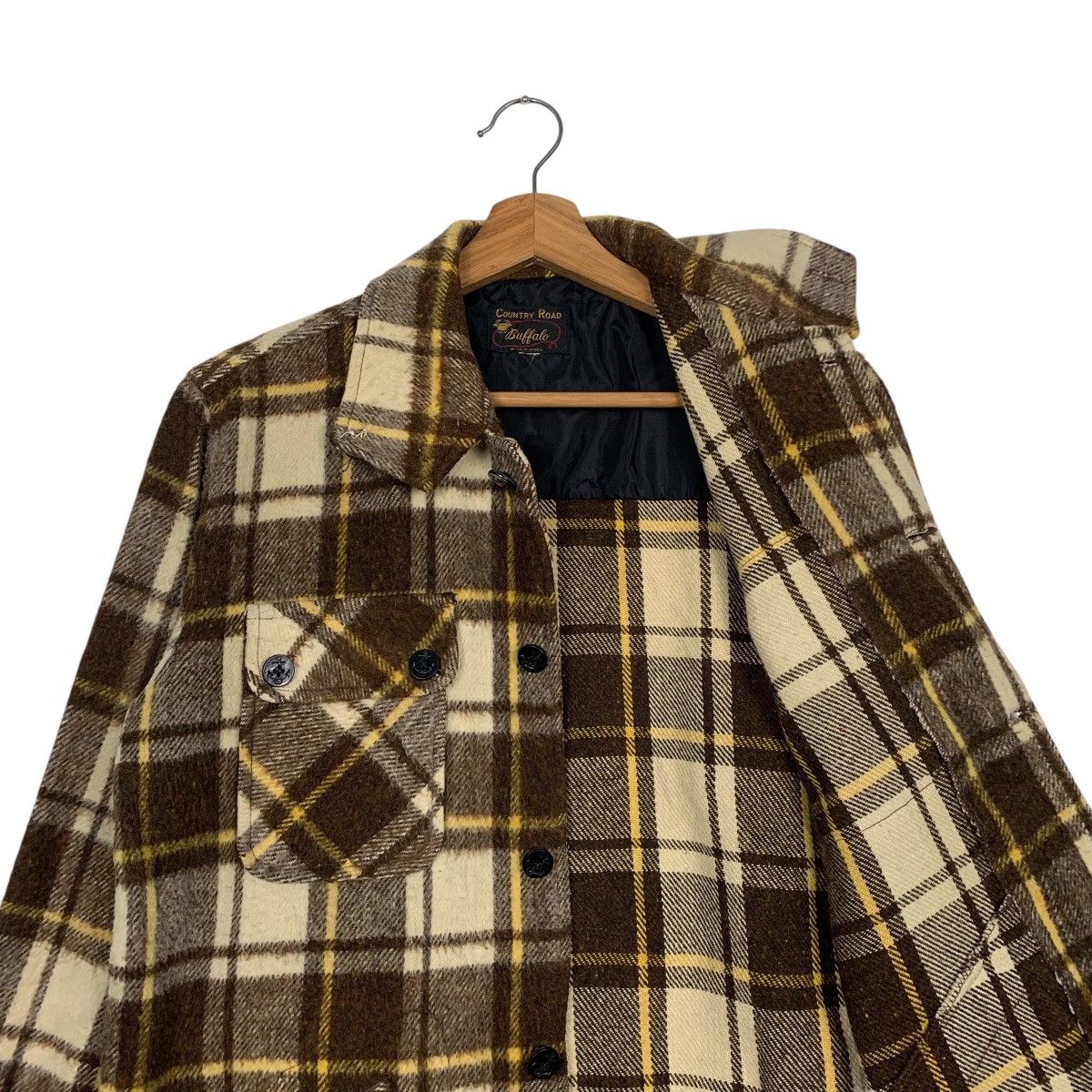 Japanese Brand Country Road Buffalo Tartan Wool Jacket Size US M / EU 48-50 / 2 - 10 Thumbnail