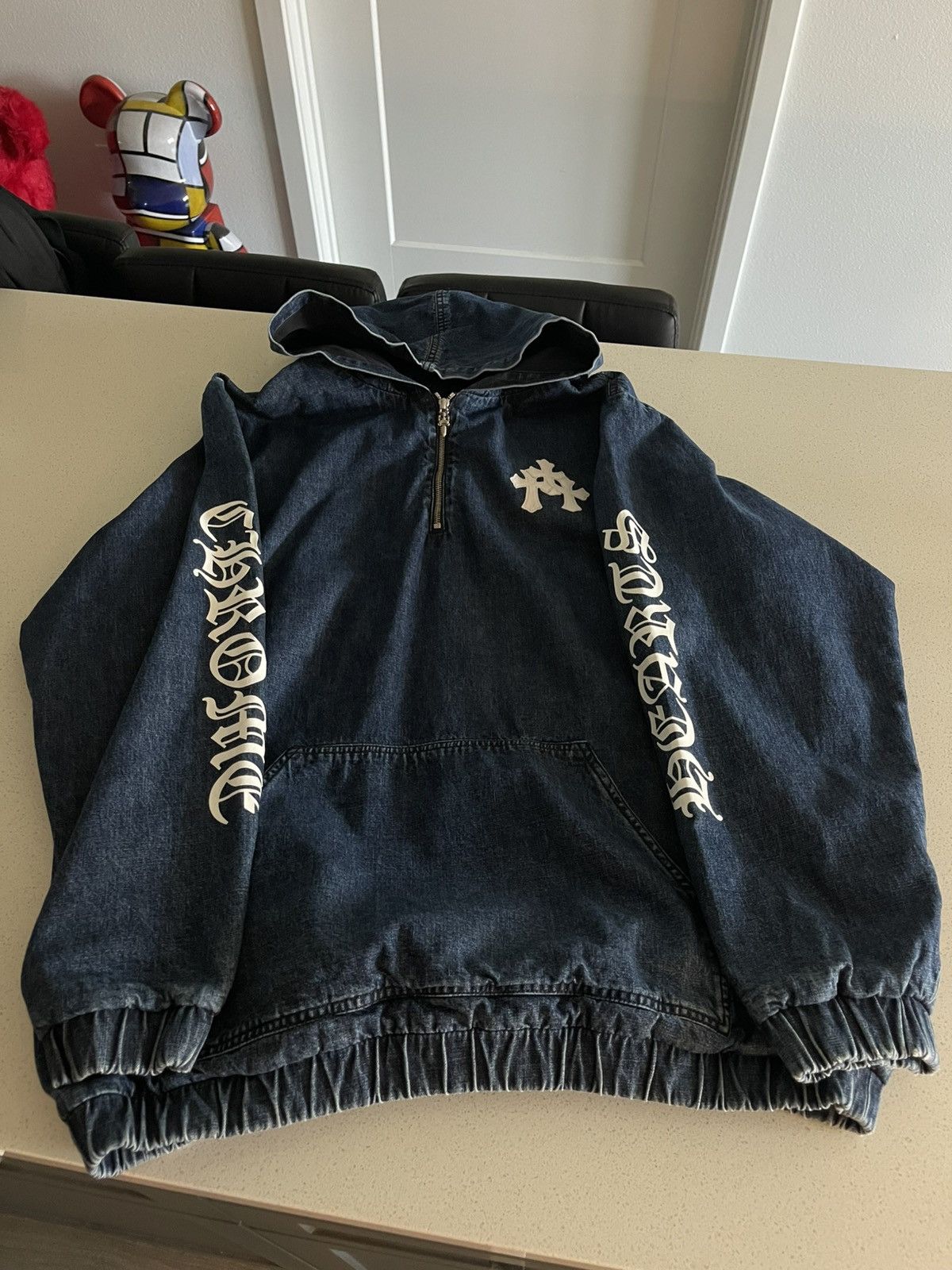 Chrome Hearts Chrome Hearts Denim Half Zip Size US XL / EU 56 / 4 - 6 Thumbnail