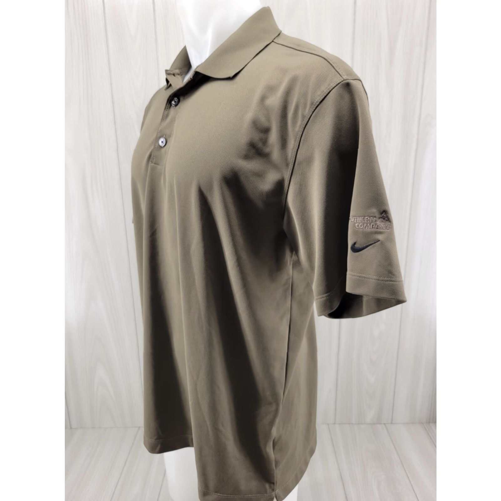 Nike Nike Golf Dri-Fit Polo Shirt Olive Drab Green Men’s Large Sportswear Shirt Size US L / EU 52-54 / 3 - 2 Thumbnail