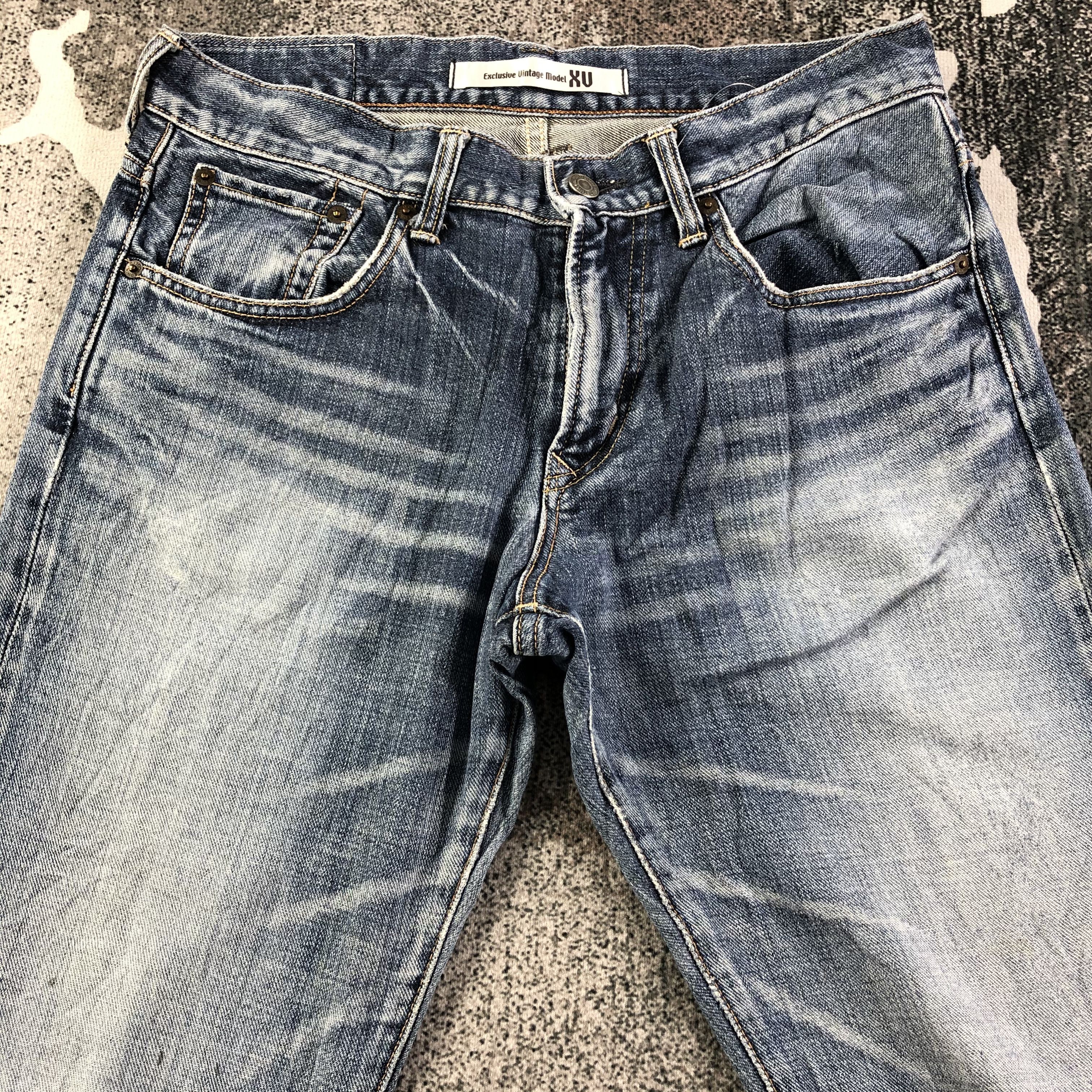 Edwin Edwin XV Jeans Distressed Flare Denim KJ1491 Size US 30 / EU 46 - 3 Thumbnail